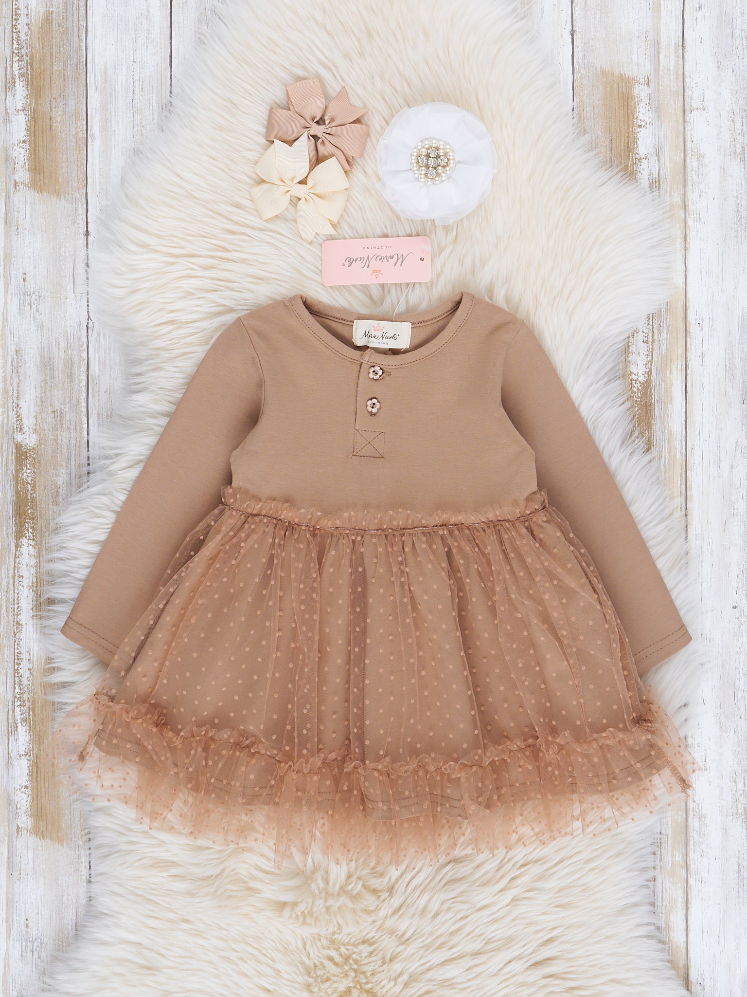 tulle dress overlay Swiss Dot Overlay Tulle Dress