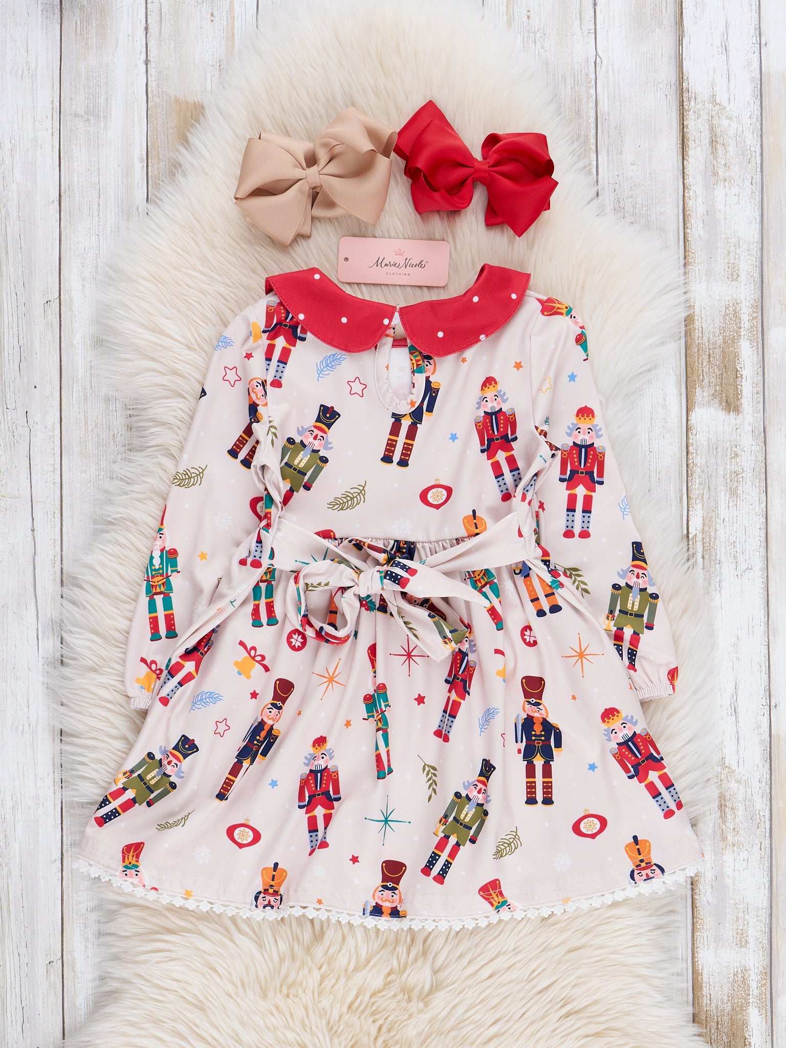Infant Girl Christmas Characters Dress Nutcracker Dreams Dress Marie Nicole XXXS(6/12mos) Infant Girl Christmas Characters Dress Nutcracker Dreams Dress Marie Nicole XXXS(6/12mos)