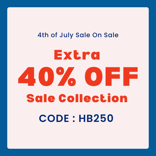 Extra 40% off Sale Collection using code HB250