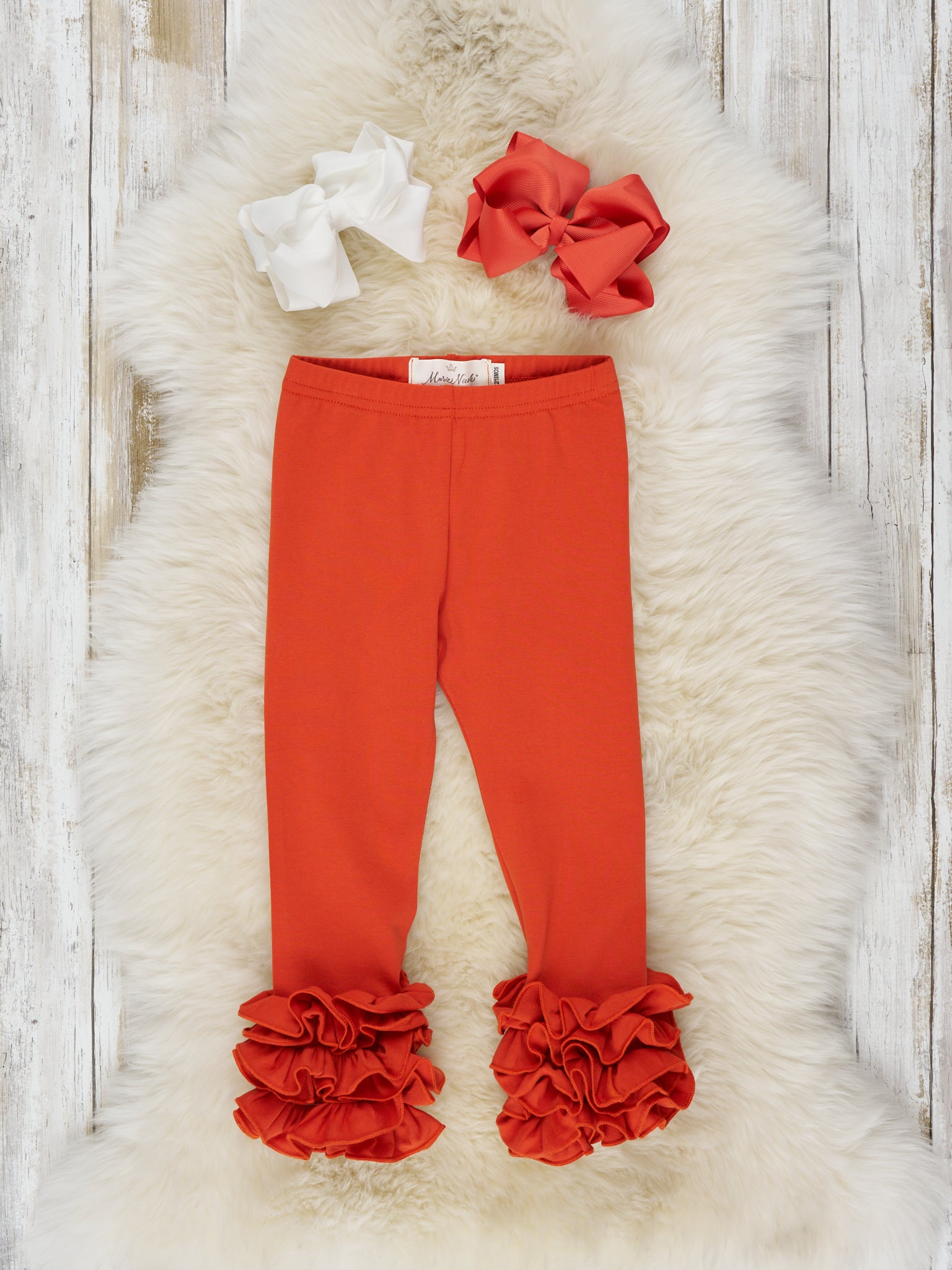 Pumpkin Orange Icing Ruffle Leggings,Baby leggings, Pumpkin