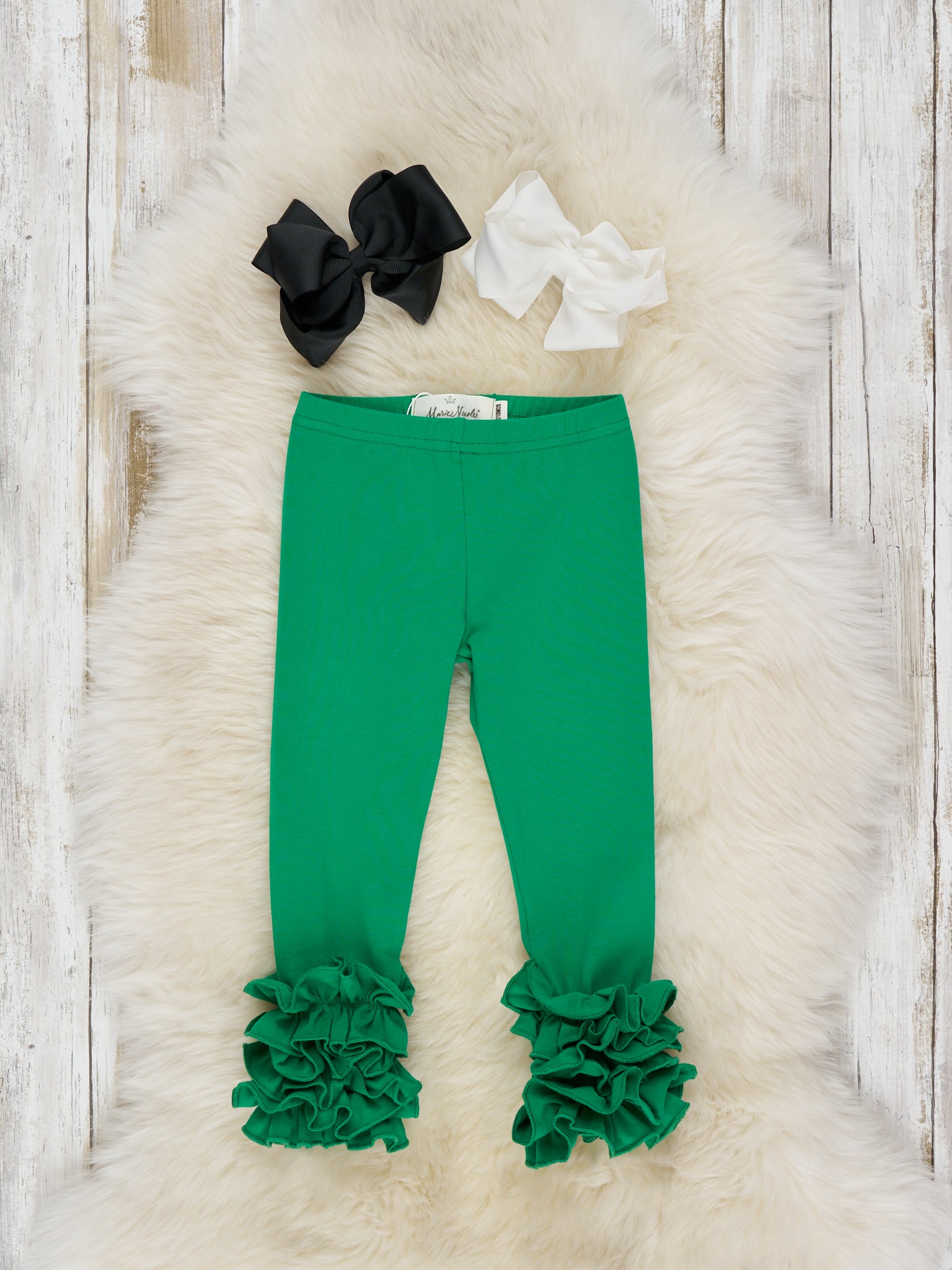 Girls Ruffle Leggings, Ruffle Girls leggings, Ruffle Pants for