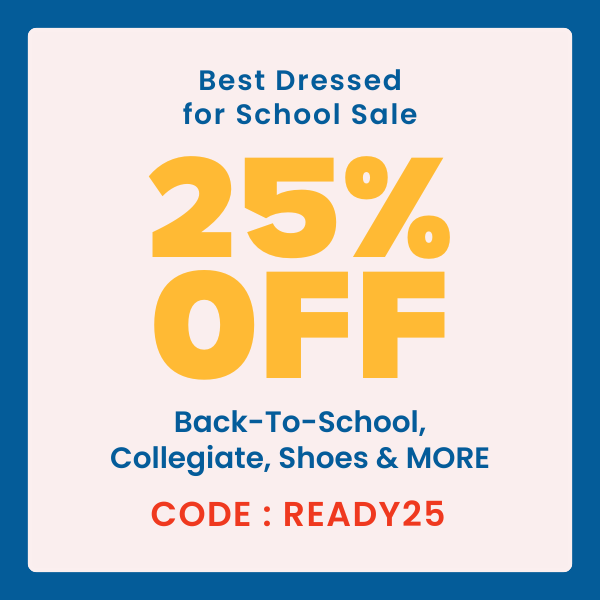 best dressed for school sale. 25% off using code ready25