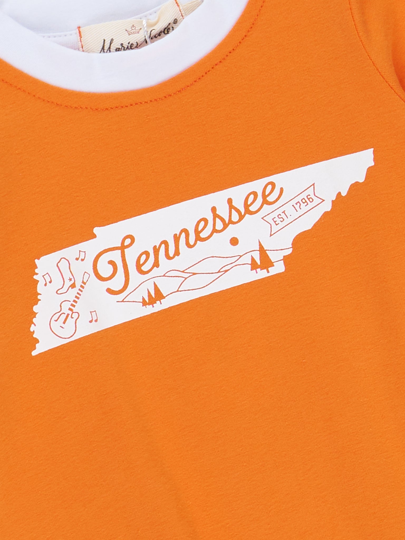 State of Tennessee Graphic Bubble Romper - Marie Nicole Clothing