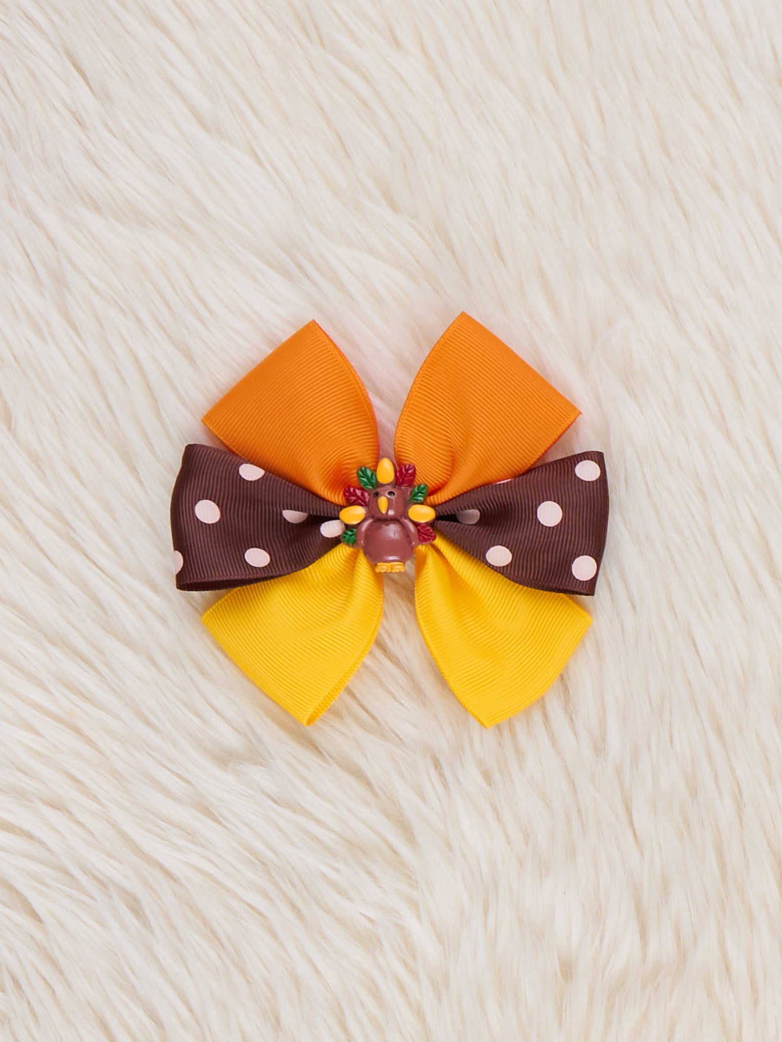 Turkey Ribbon Bow - Marie Nicole Clothing