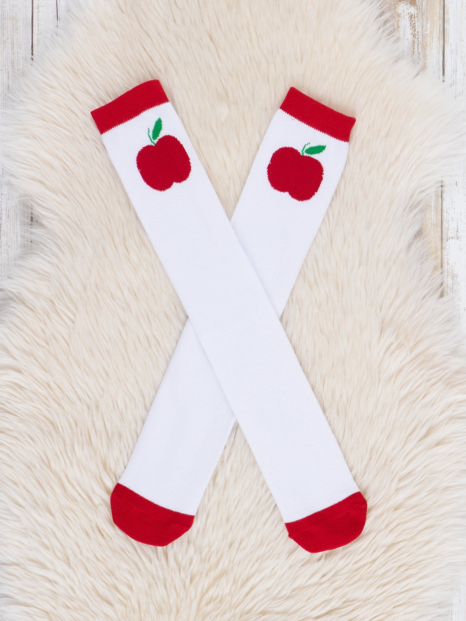 Apple a Day Knee Socks - Marie Nicole Clothing