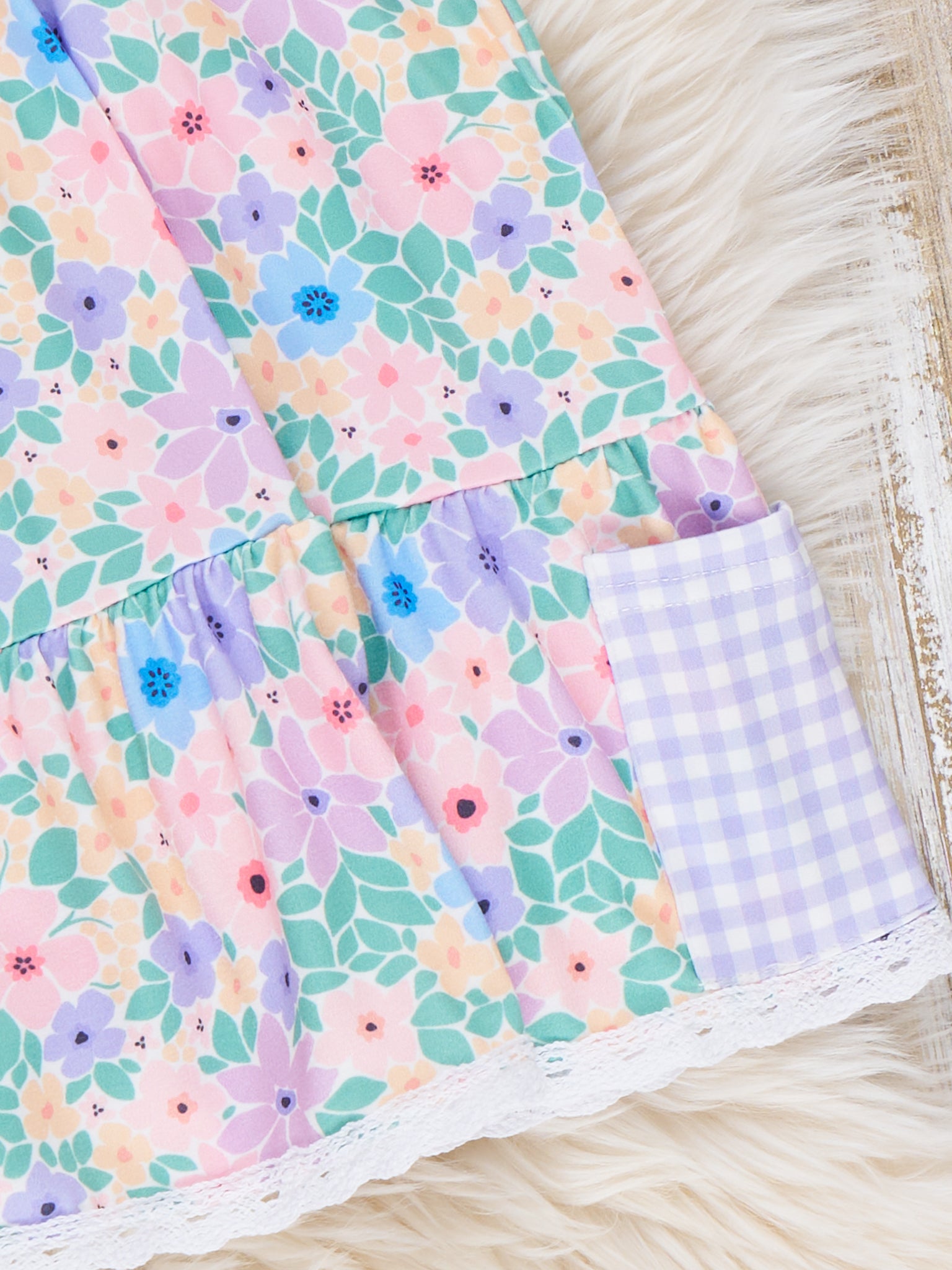 Blooming Breeze Button Dress - Marie Nicole Clothing