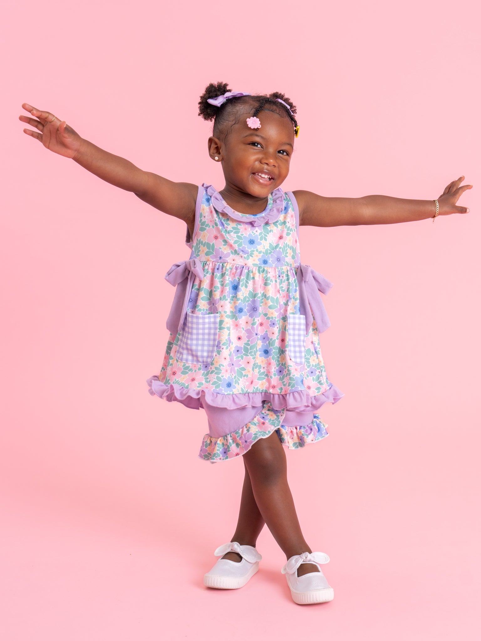 Blooming Breeze Ruffle Bow Outfit - Marie Nicole Clothing