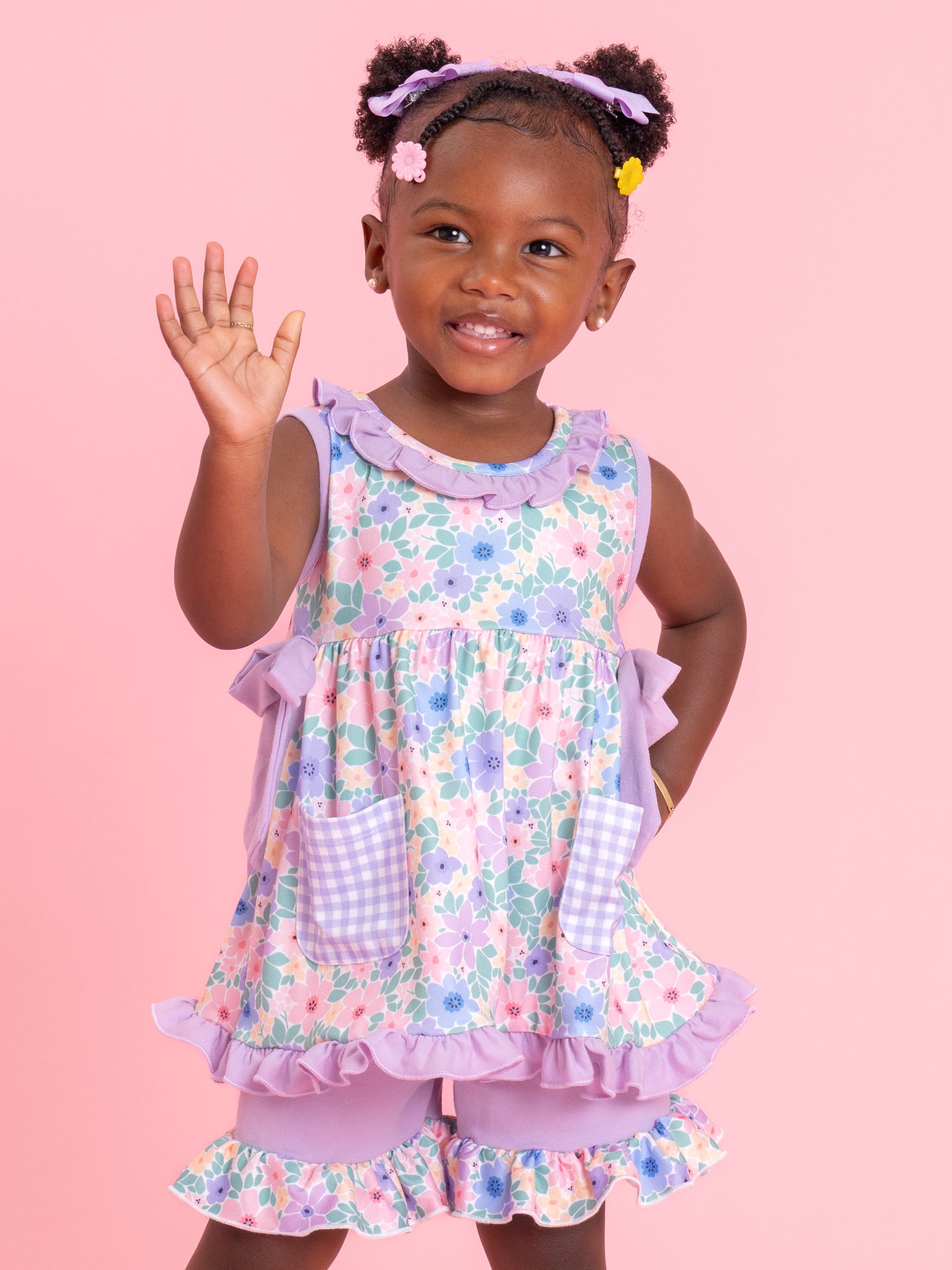 Blooming Breeze Ruffle Bow Outfit - Marie Nicole Clothing