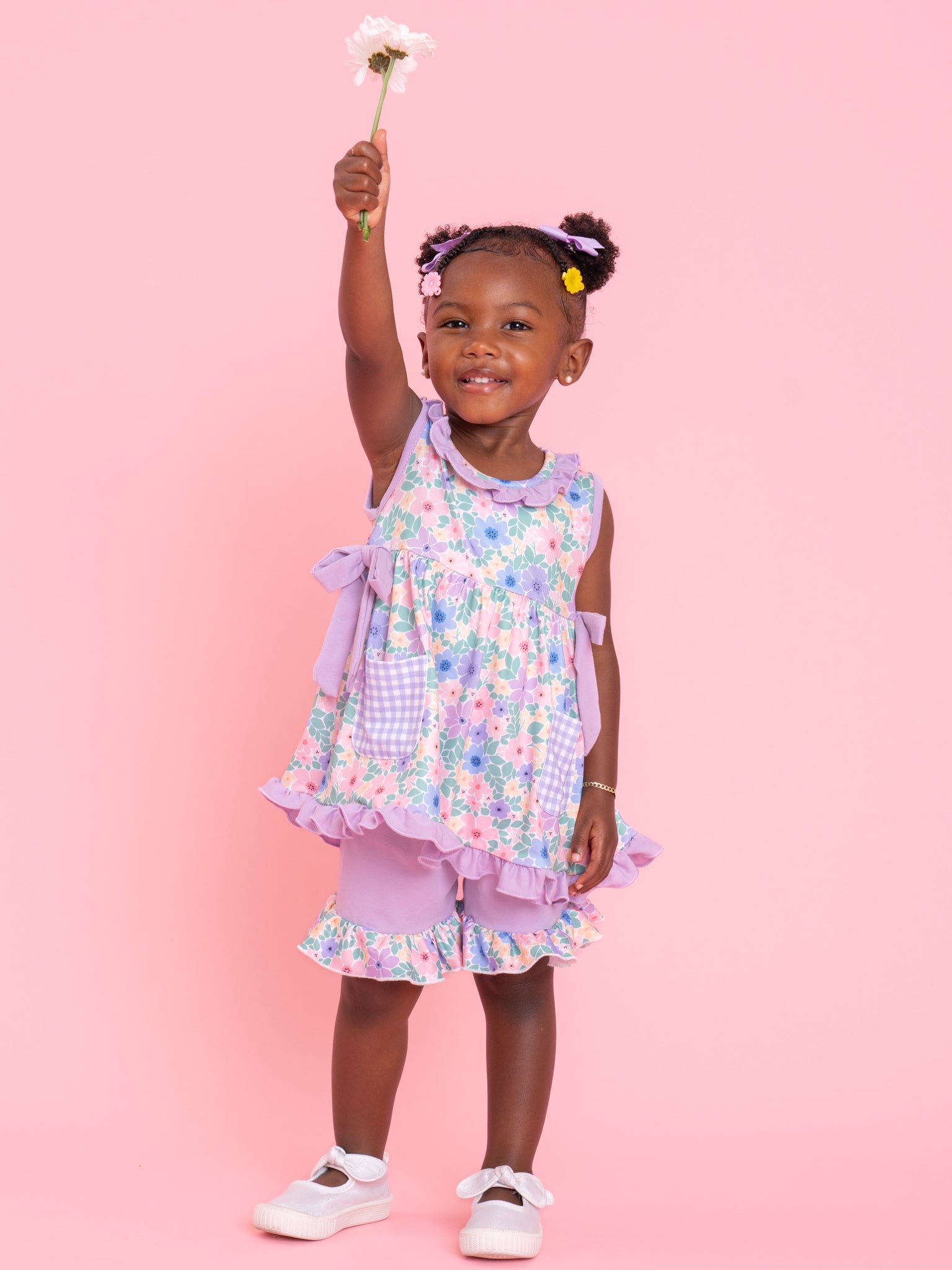 Blooming Breeze Ruffle Bow Outfit - Marie Nicole Clothing