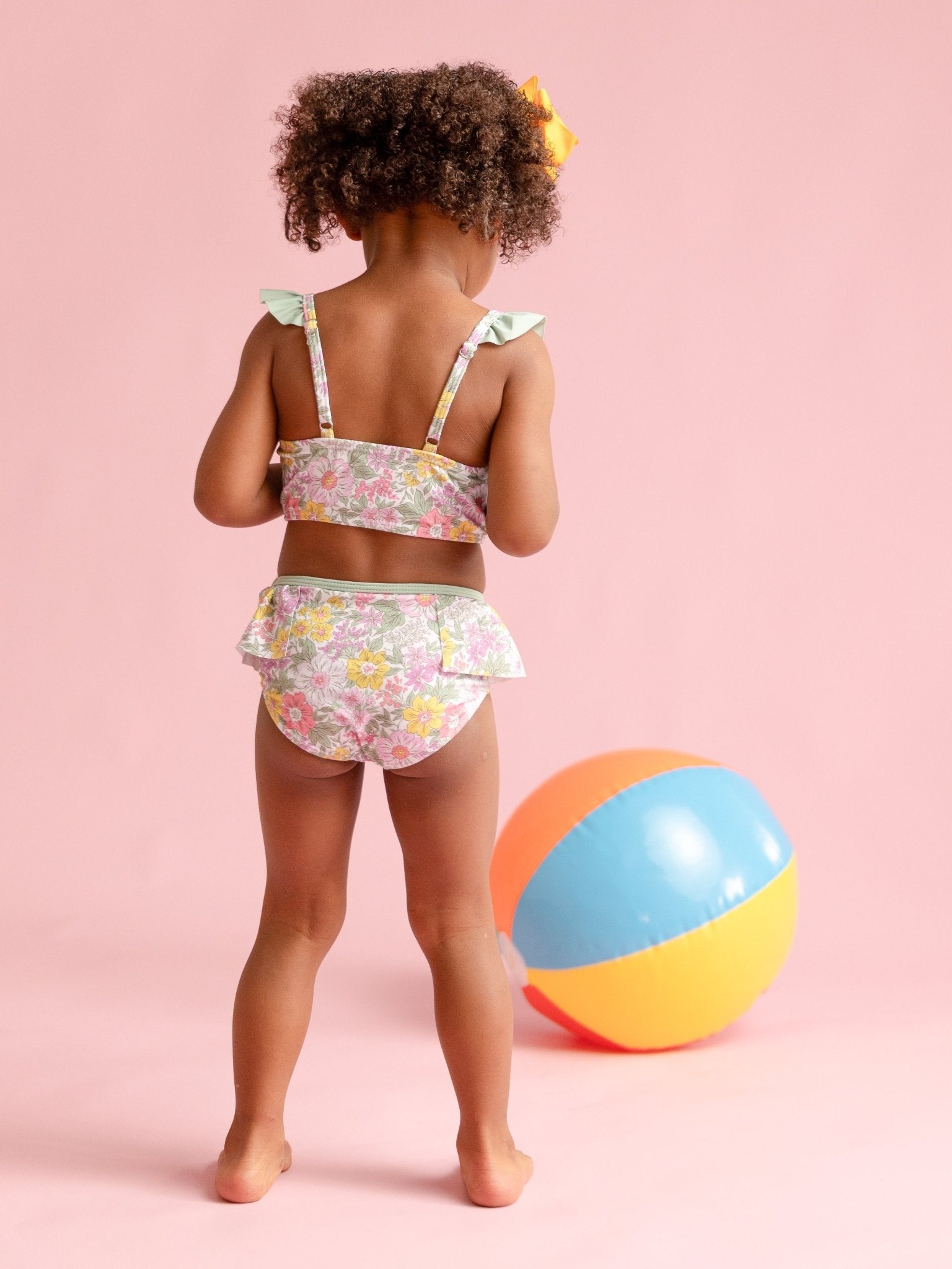 Blossom in the Sun Ruffle Swimsuit - Marie Nicole Clothing