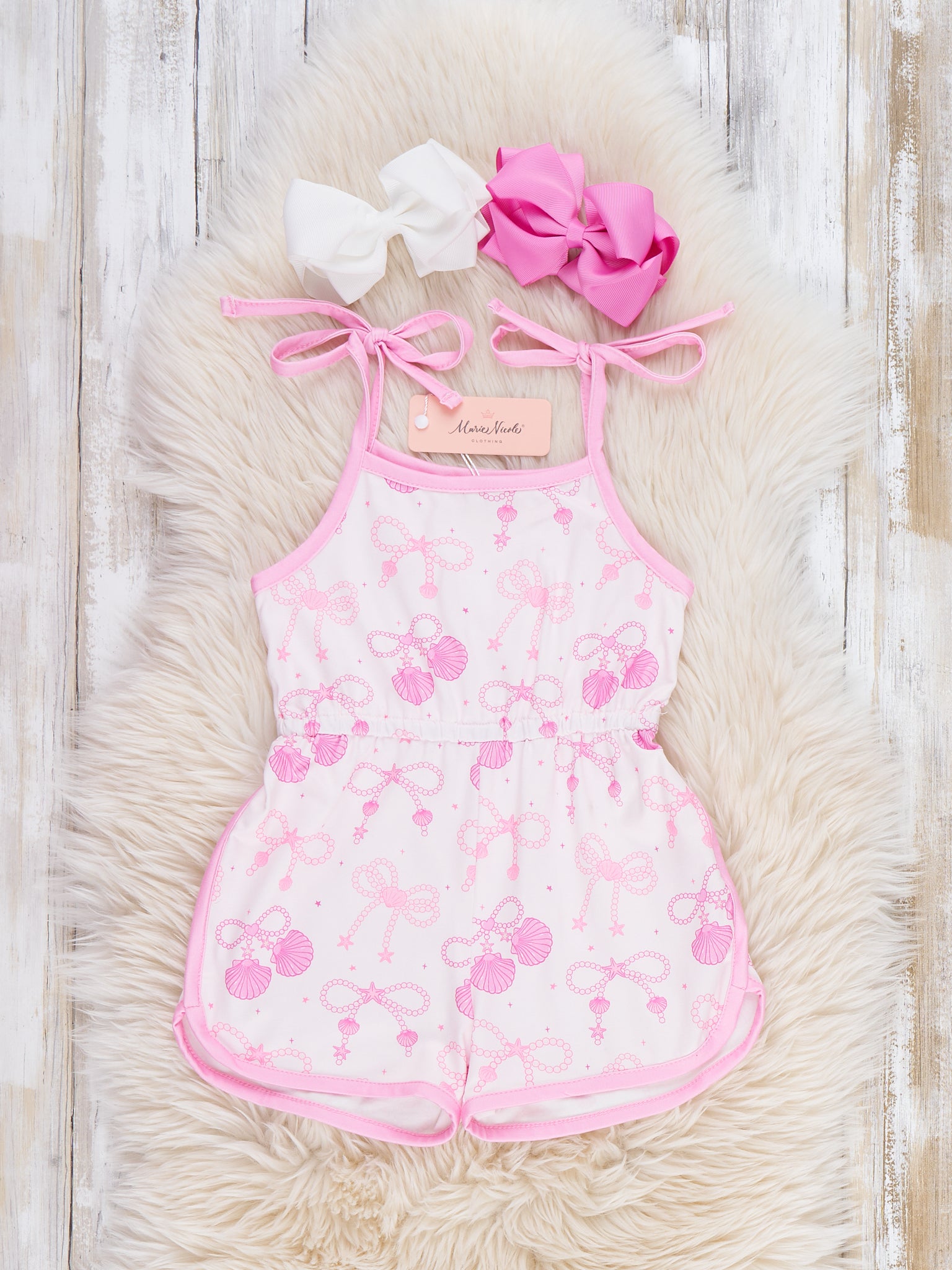 Bow & Twirl Jumpsuit - Marie Nicole Clothing