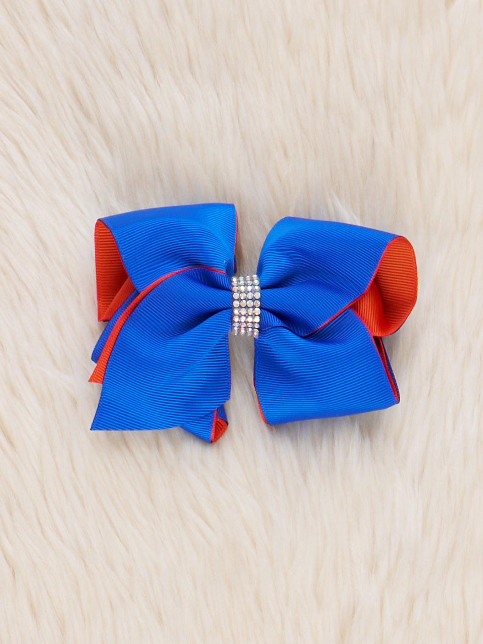 Rhinestone Collegiate Team Bow - 5 Inch - Marie Nicole Clothing