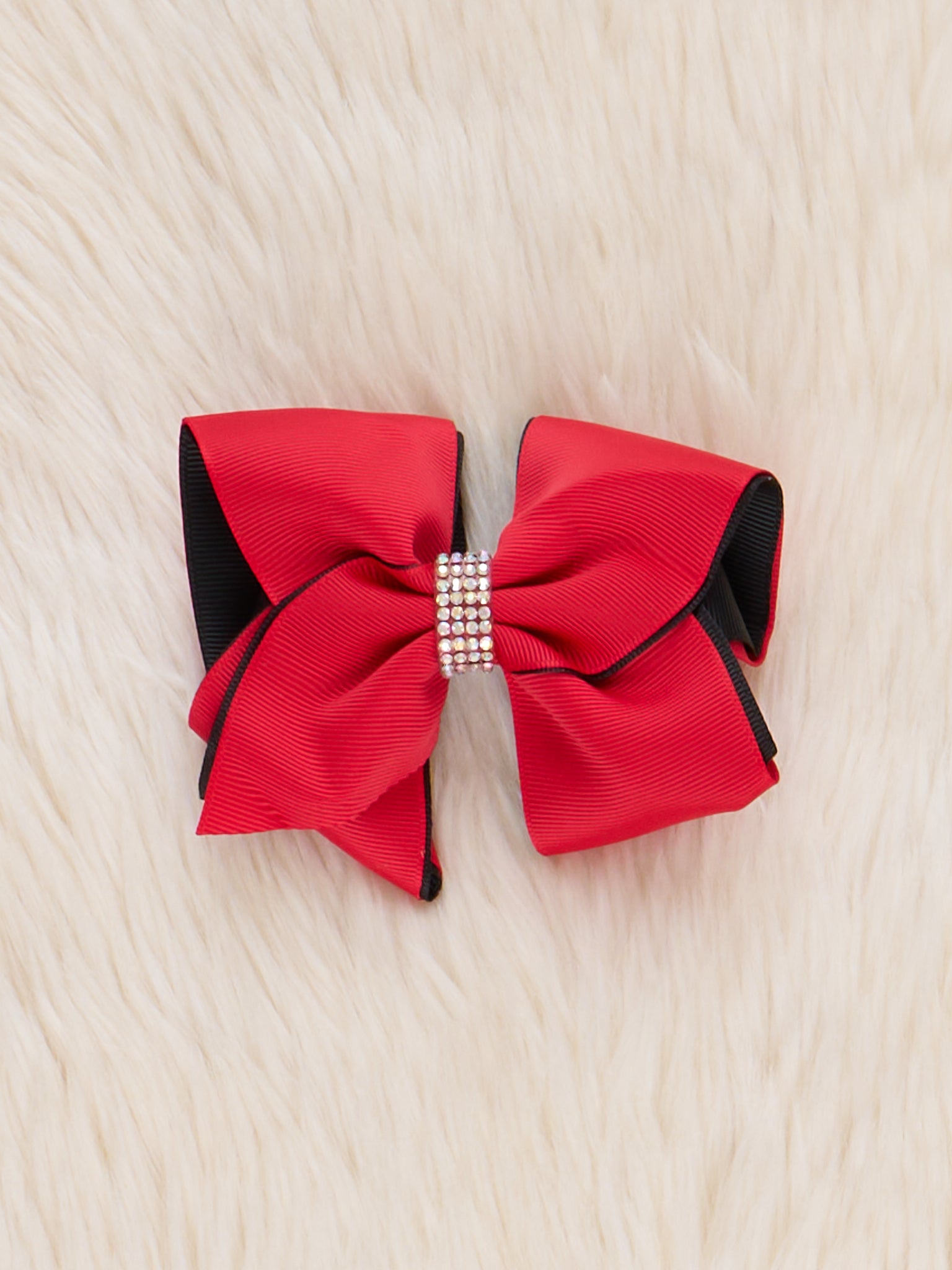 Rhinestone Collegiate Team Bow - 5 Inch - Marie Nicole Clothing