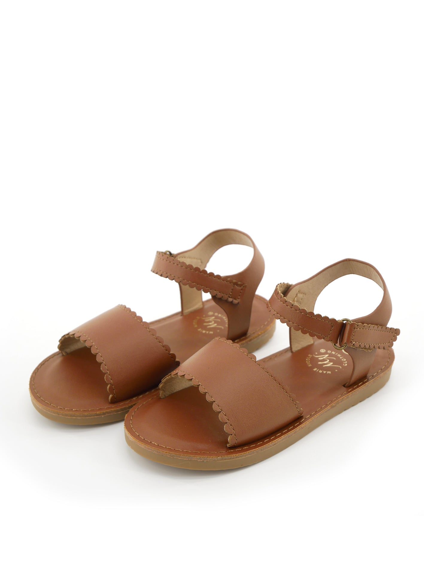 Scalloped Sandals - Marie Nicole Clothing