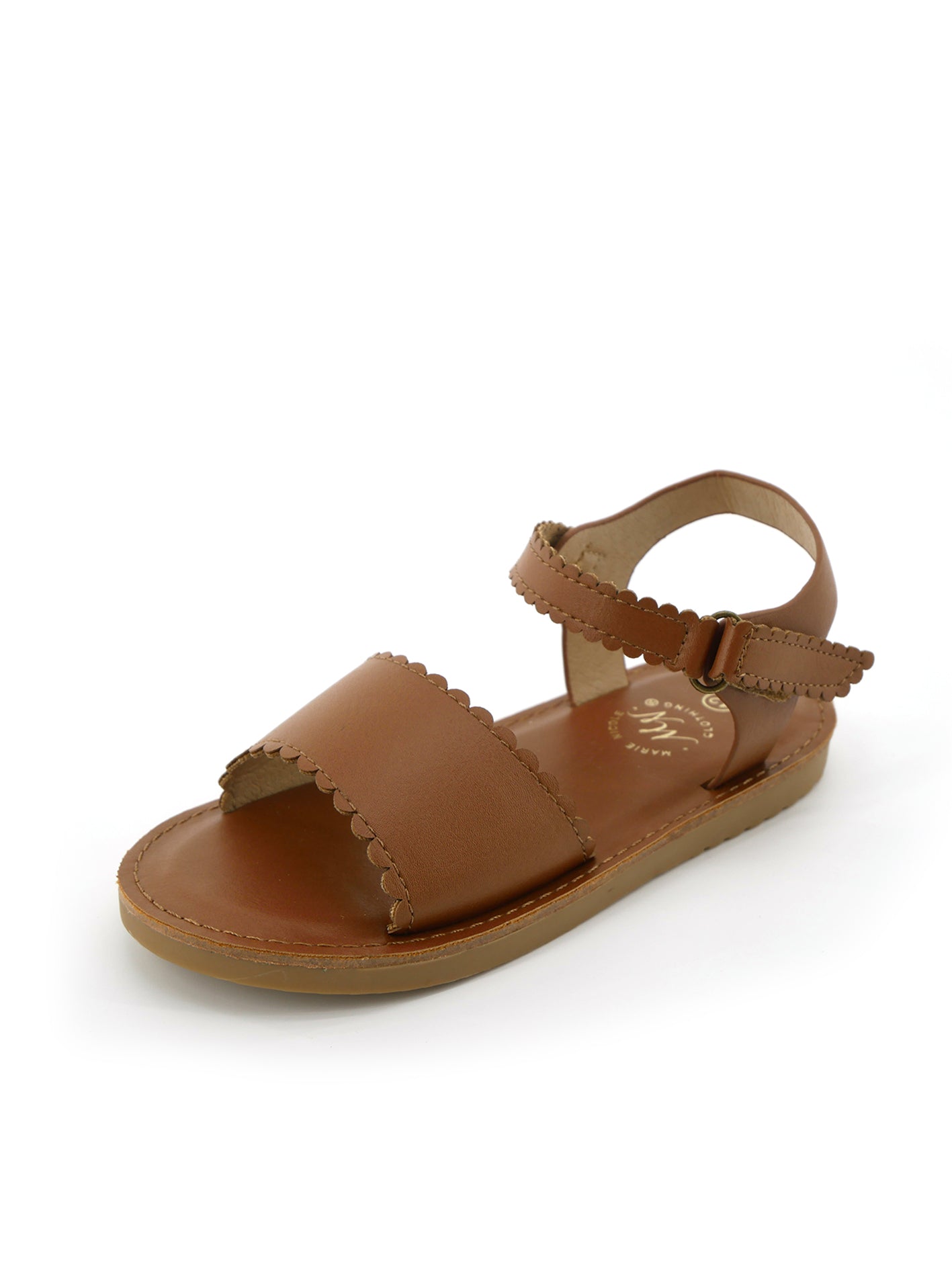 Scalloped Sandals - Marie Nicole Clothing