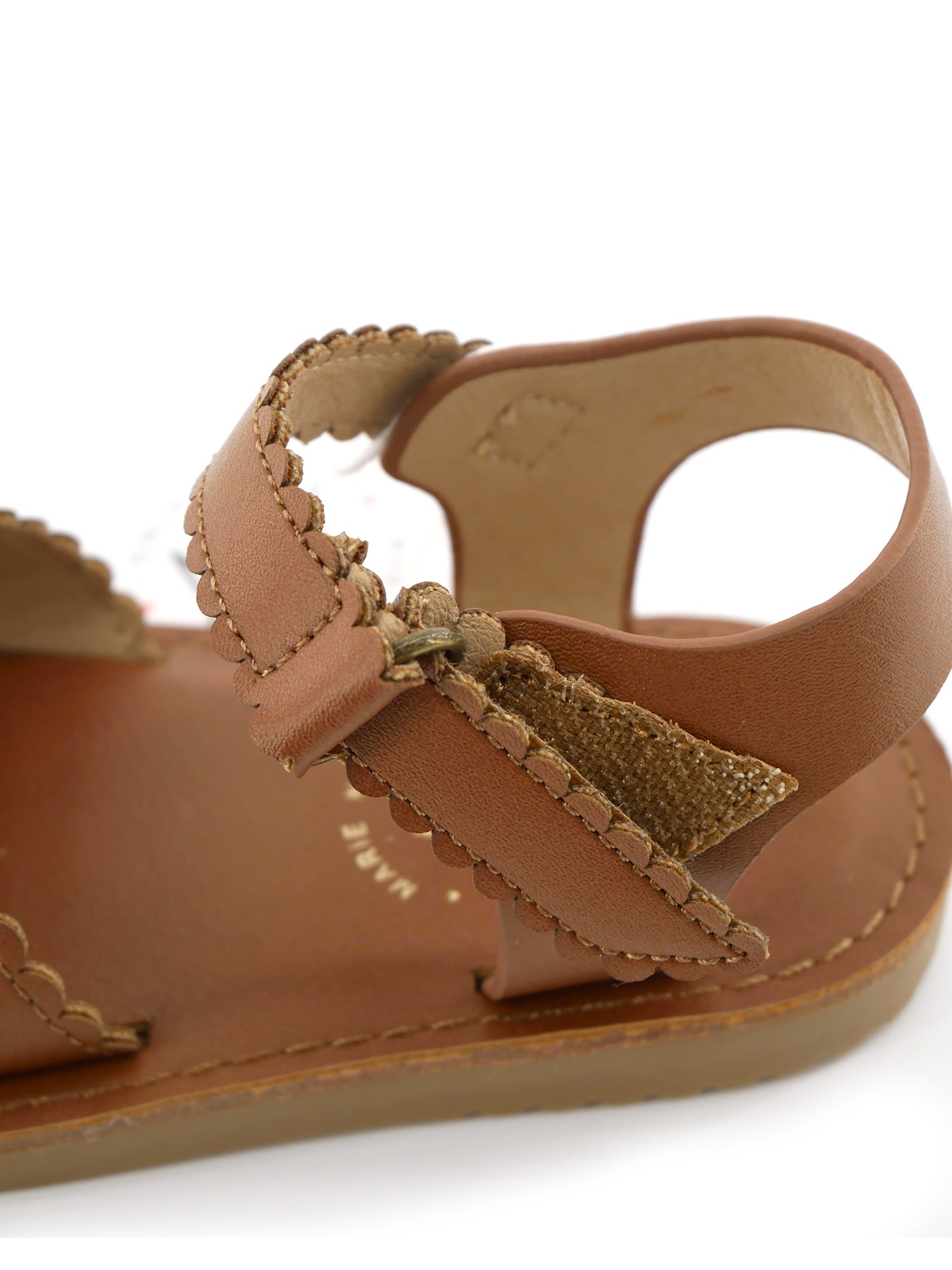 Scalloped Sandals - Marie Nicole Clothing