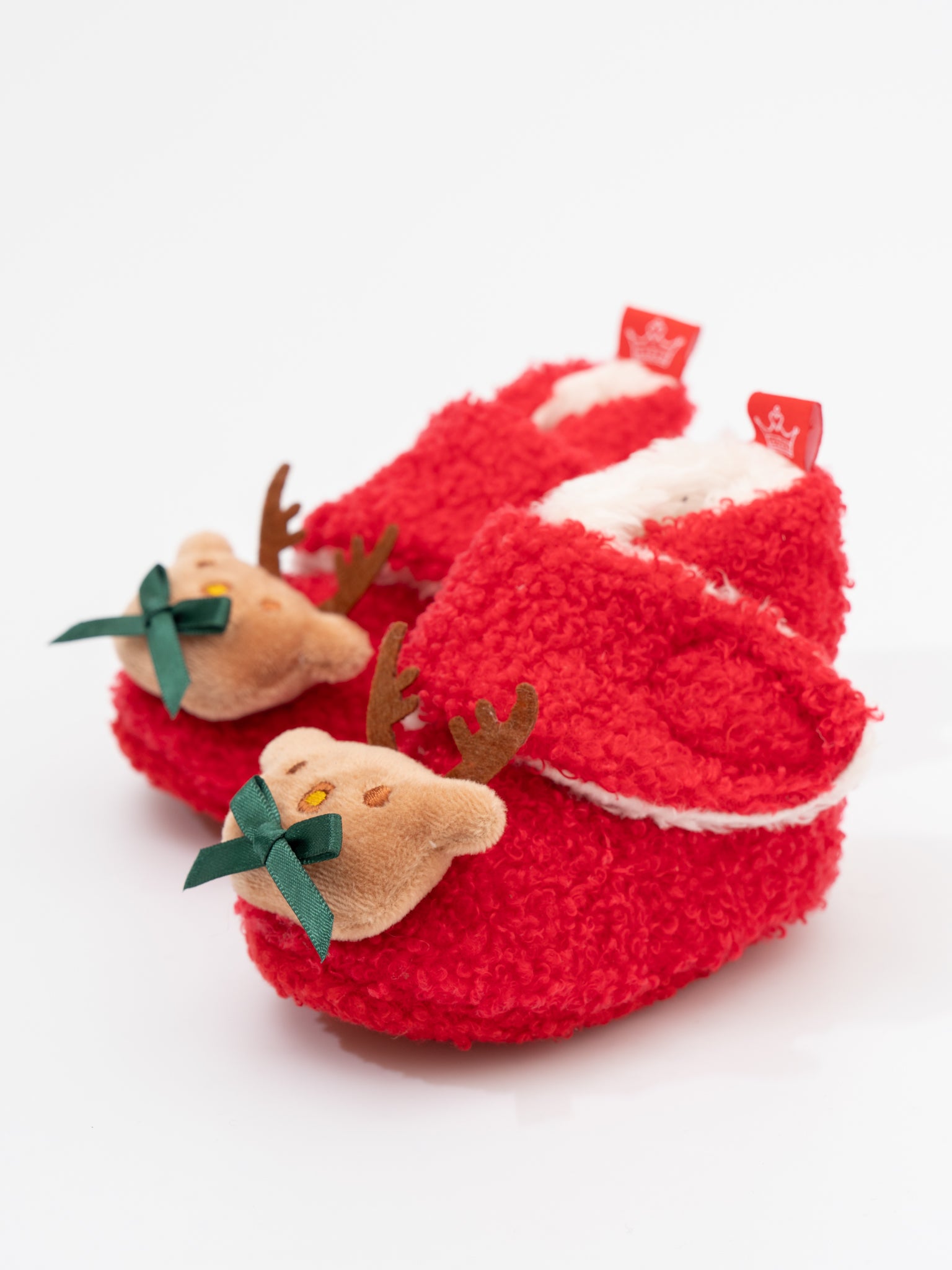 Soft Christmas Baby Booties - Unisex - Marie Nicole Clothing