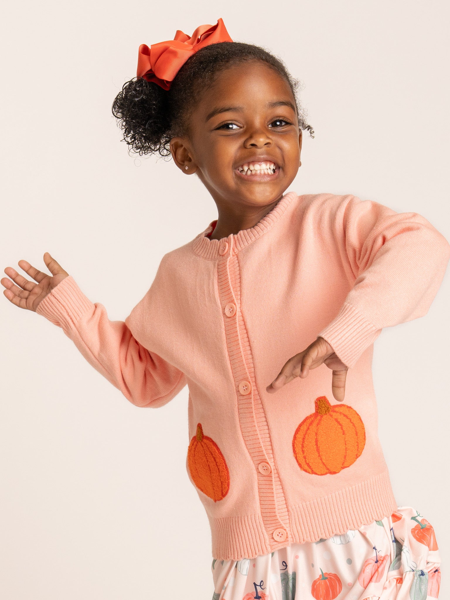 Pretty in Pumpkin Cardigan - Marie Nicole Clothing