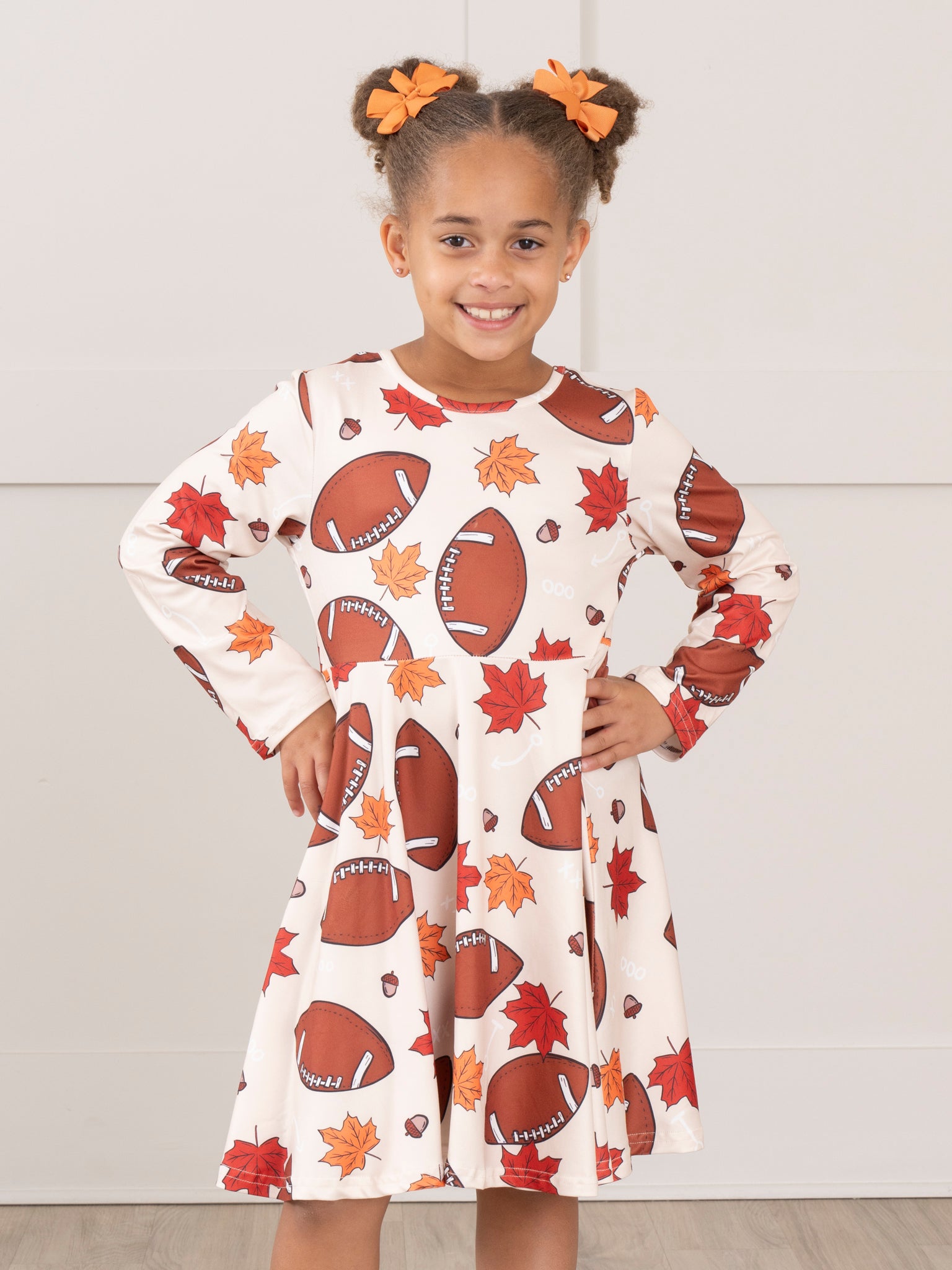Football Season Swing Dress - Marie Nicole Clothing