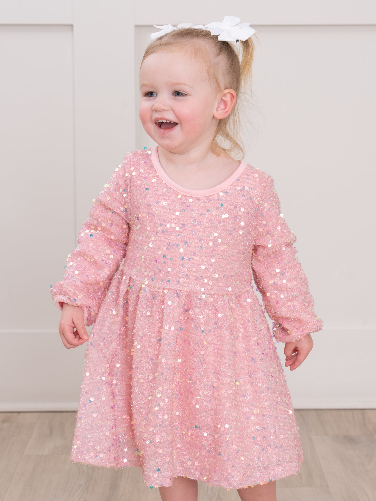 Dazzling Sparkles Sequin Dress - Pink Dazzling Sparkles Sequin Dress - Pink