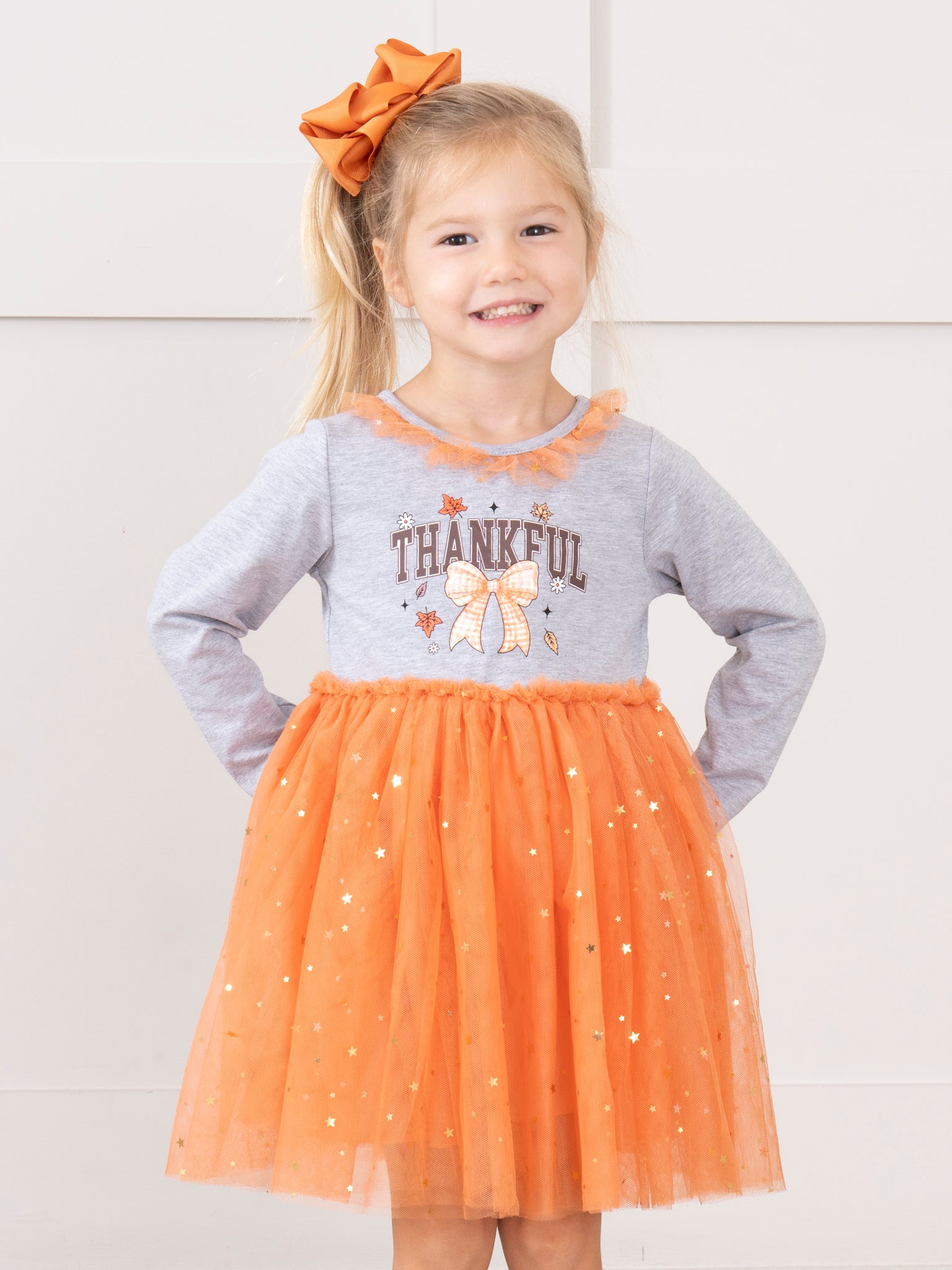 Thankful Sparkle Tulle Dress - Marie Nicole Clothing