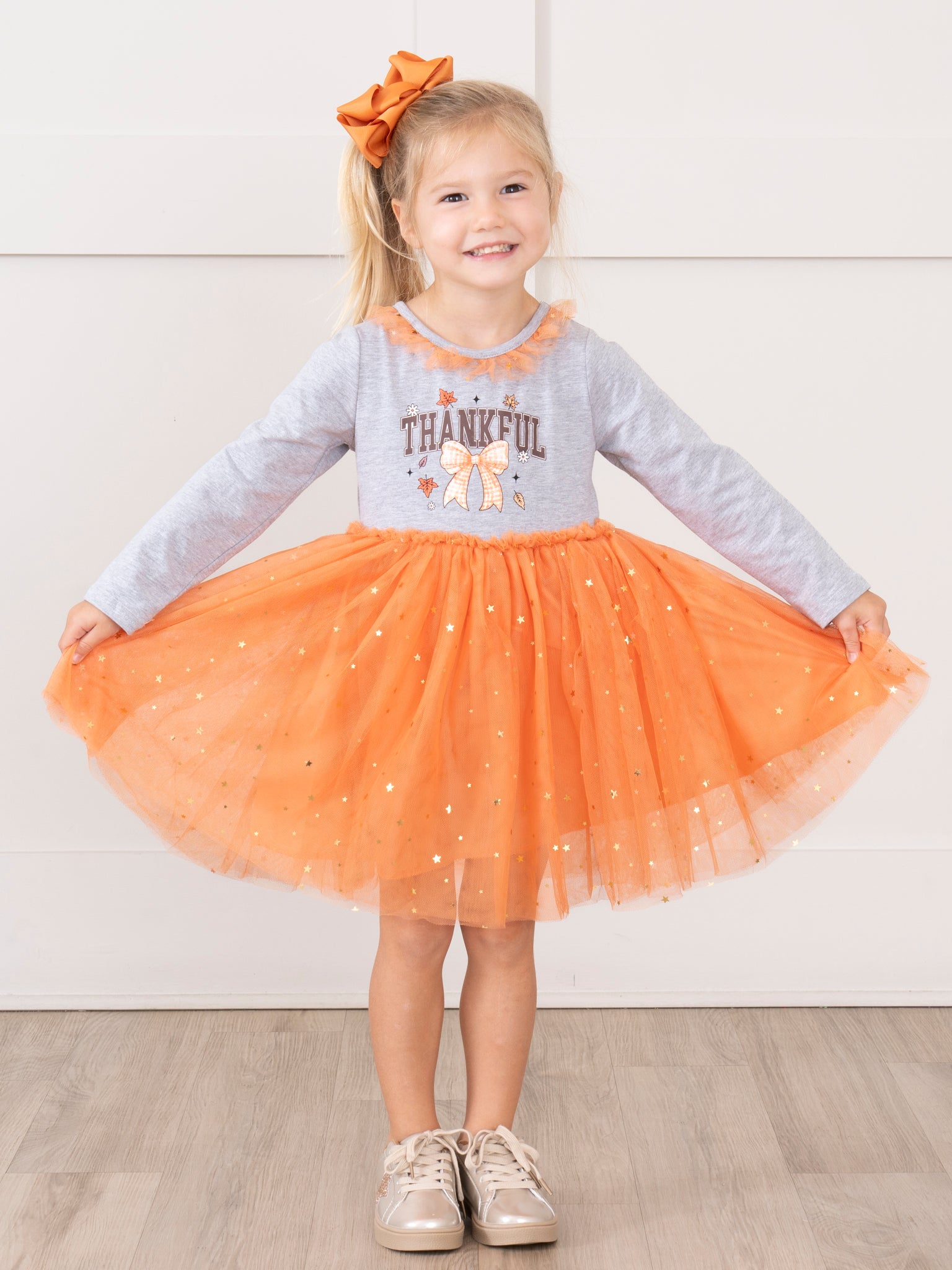 Thankful Sparkle Tulle Dress - Marie Nicole Clothing