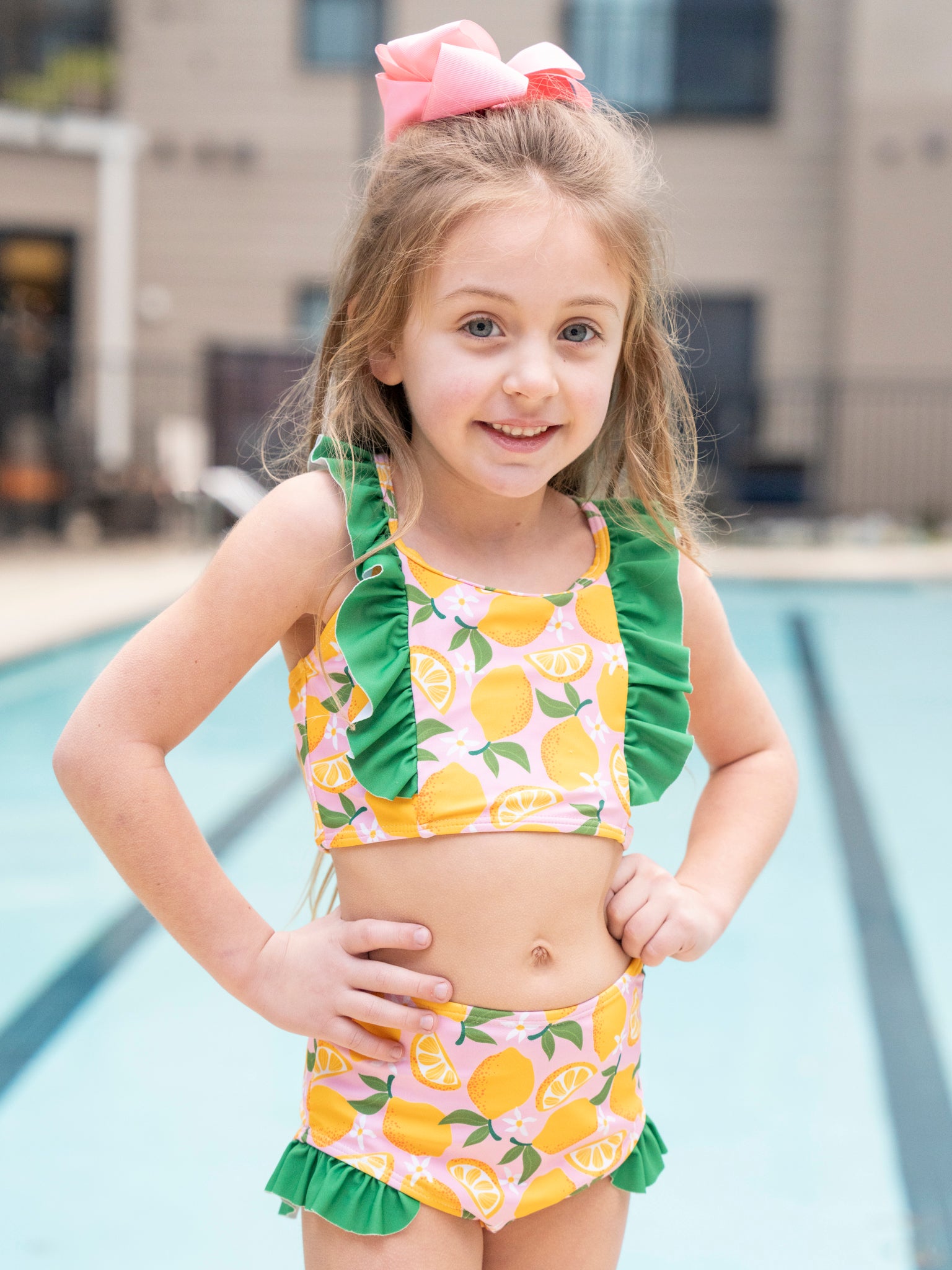 Lemonade Halter Ruffle Swimsuit Marie Nicole Clothing lemonade-halter-ruffle-swimsuit-marie-nicole-clothing