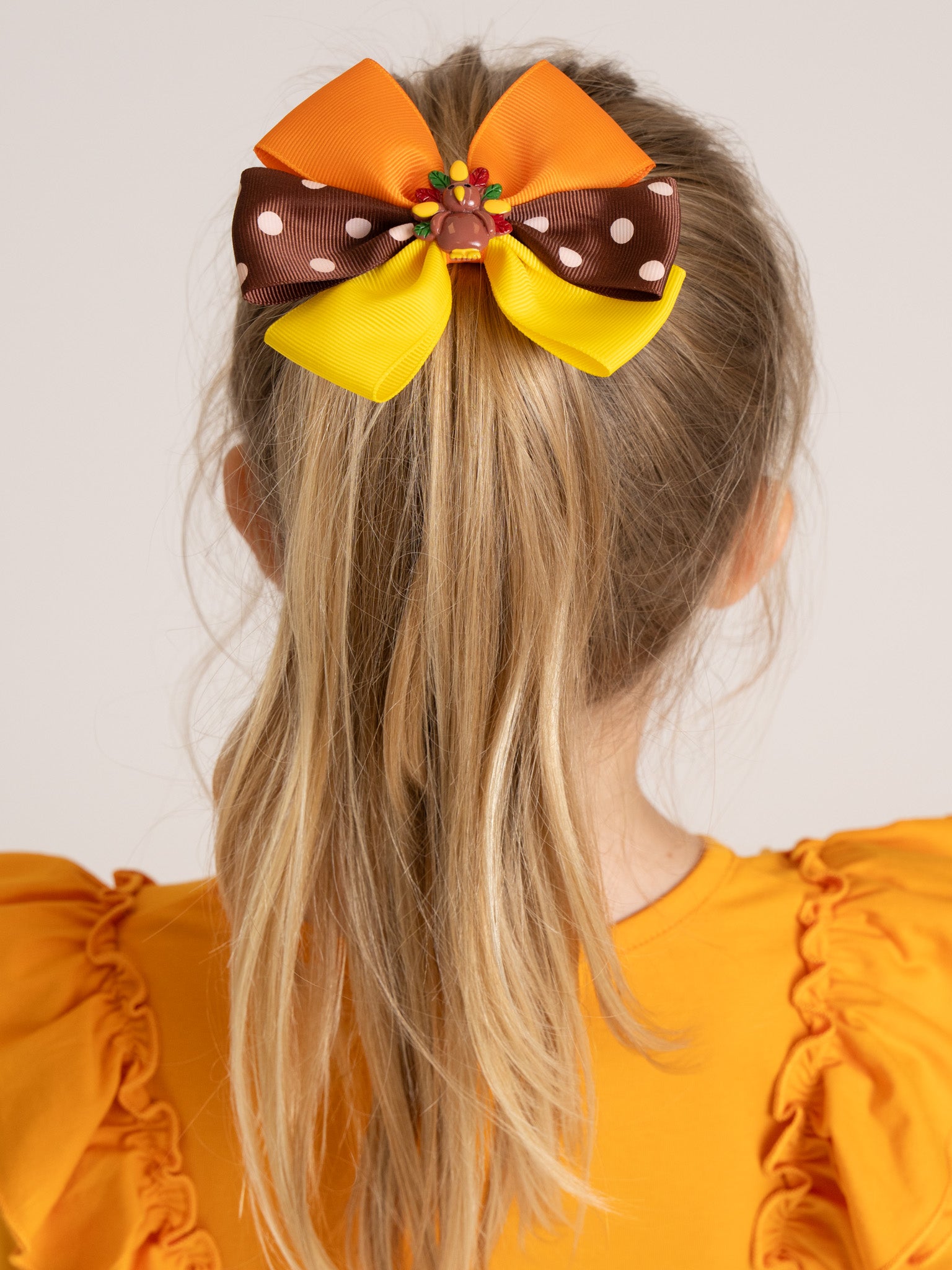 Turkey Ribbon Bow - Marie Nicole Clothing