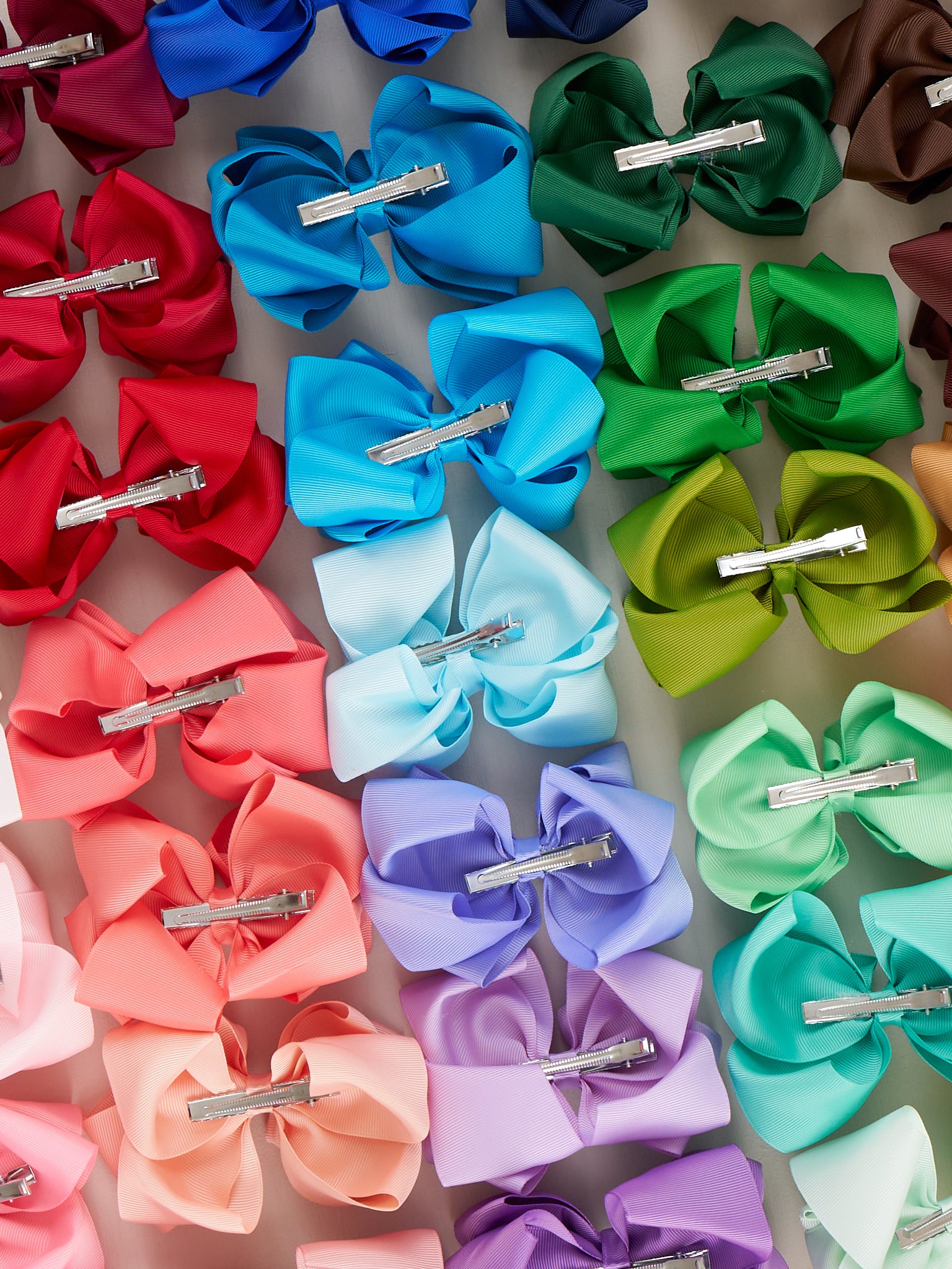 Double Layer Bows 5 Inch - 40 Piece Bundle - Marie Nicole Clothing