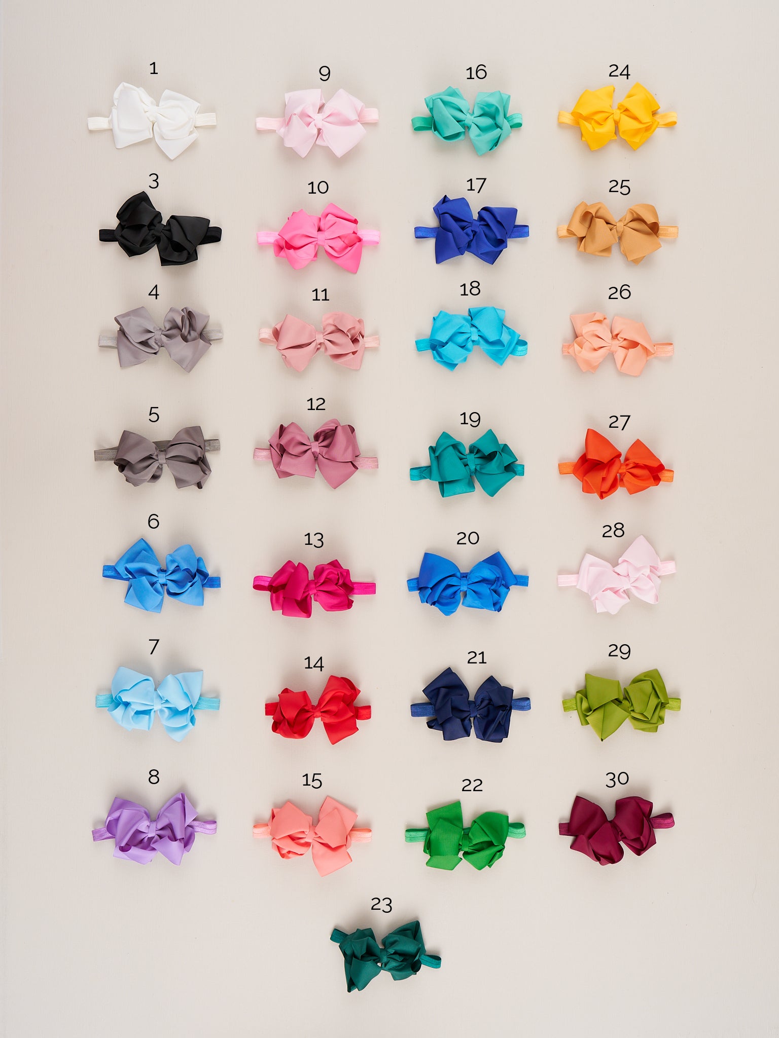 Double Layer Bow Headband 5 Inch - 29 Colors Available - Marie Nicole Clothing