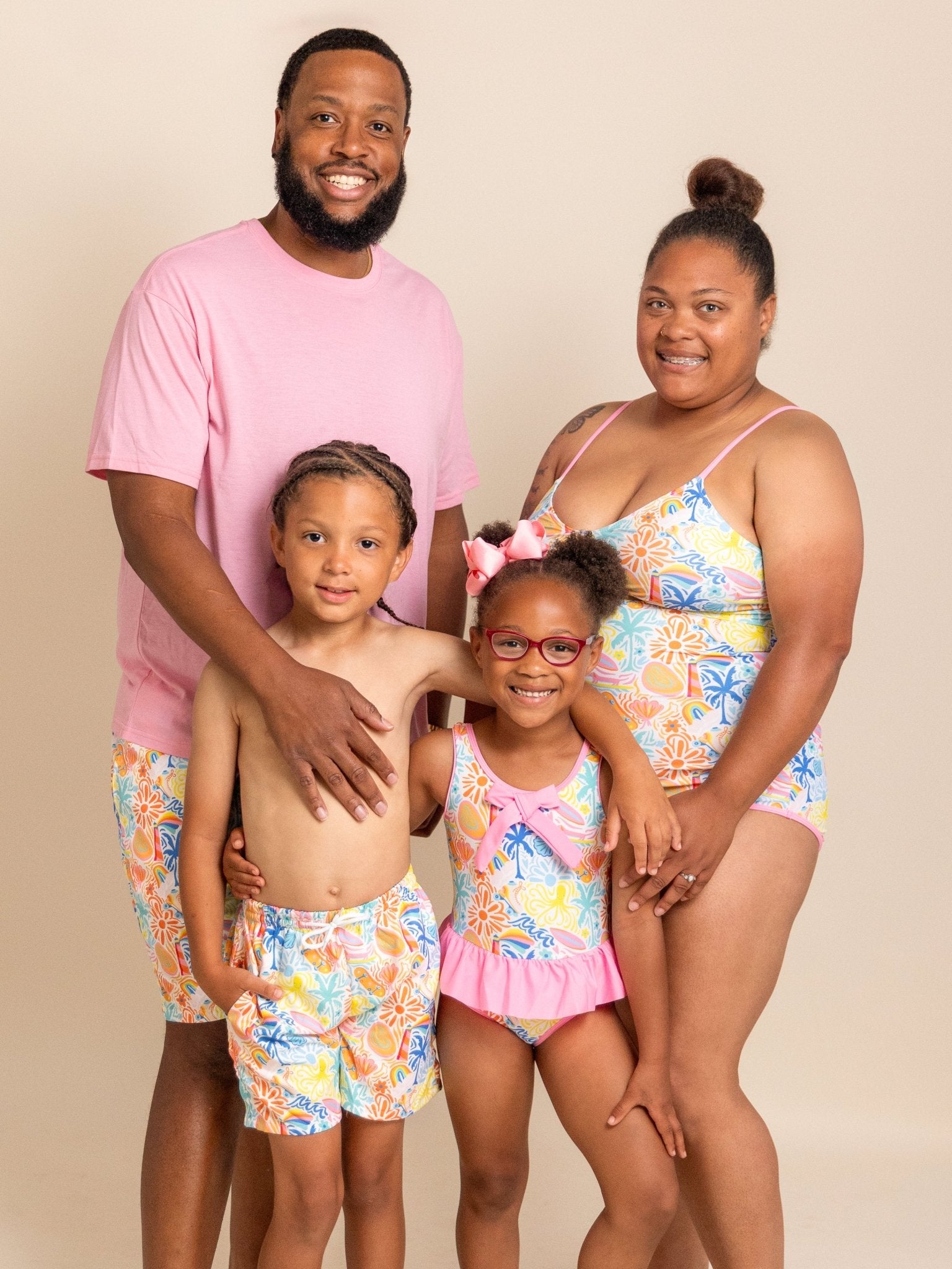 Family Tropical Beach Swimsuit - Girl - Marie Nicole Clothing