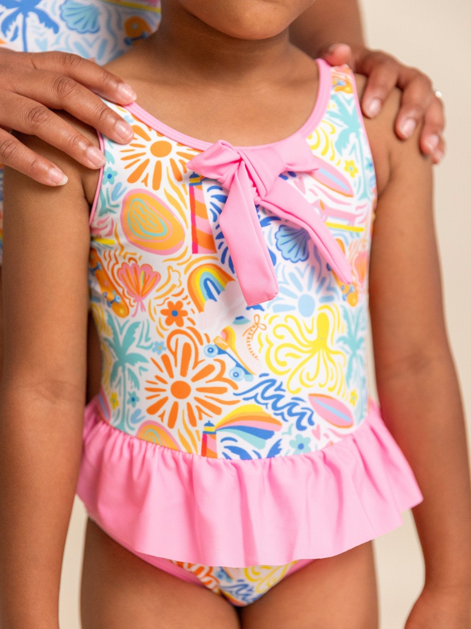 Family Tropical Beach Swimsuit - Girl - Marie Nicole Clothing