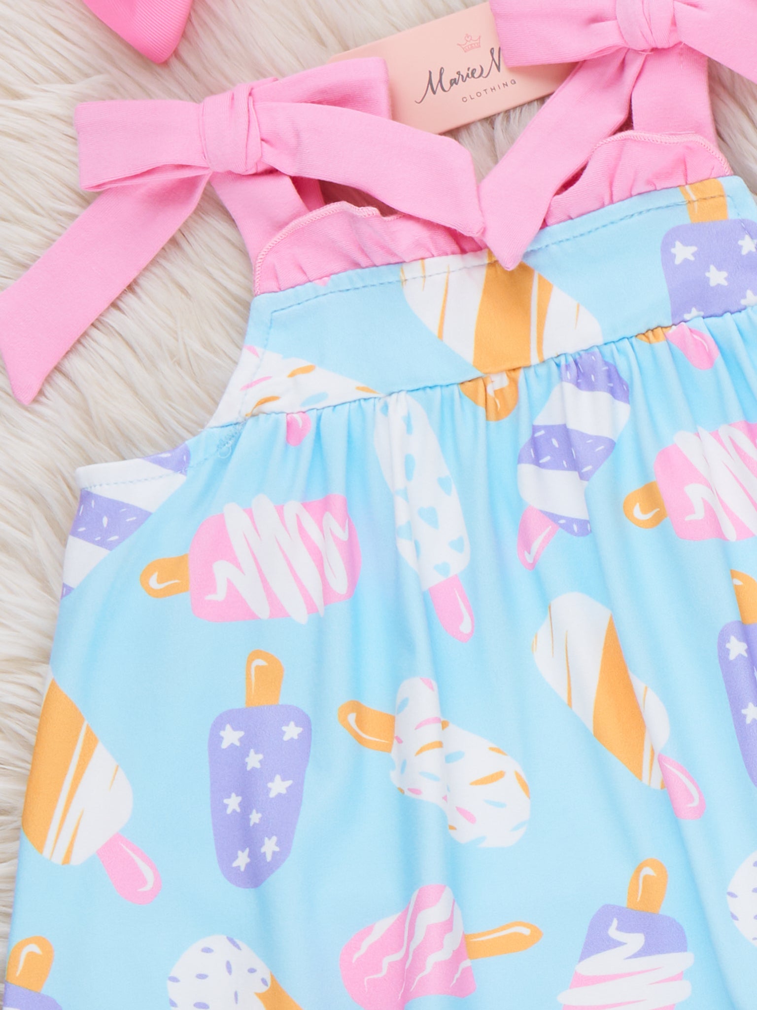 Ice Cream Party Ruffle Outfit - Marie Nicole Clothing