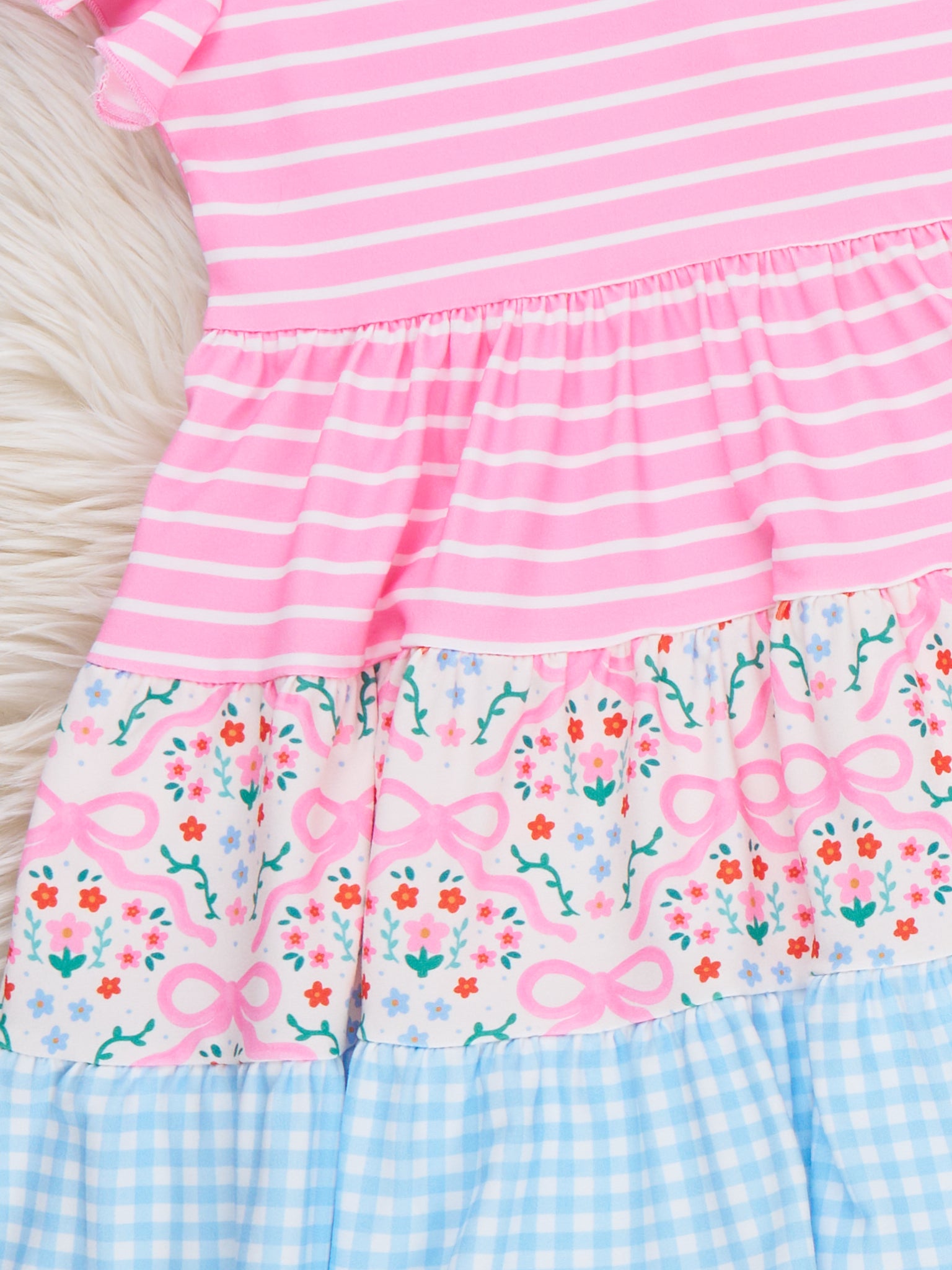 Garden Twirl Tiered Dress - Marie Nicole Clothing