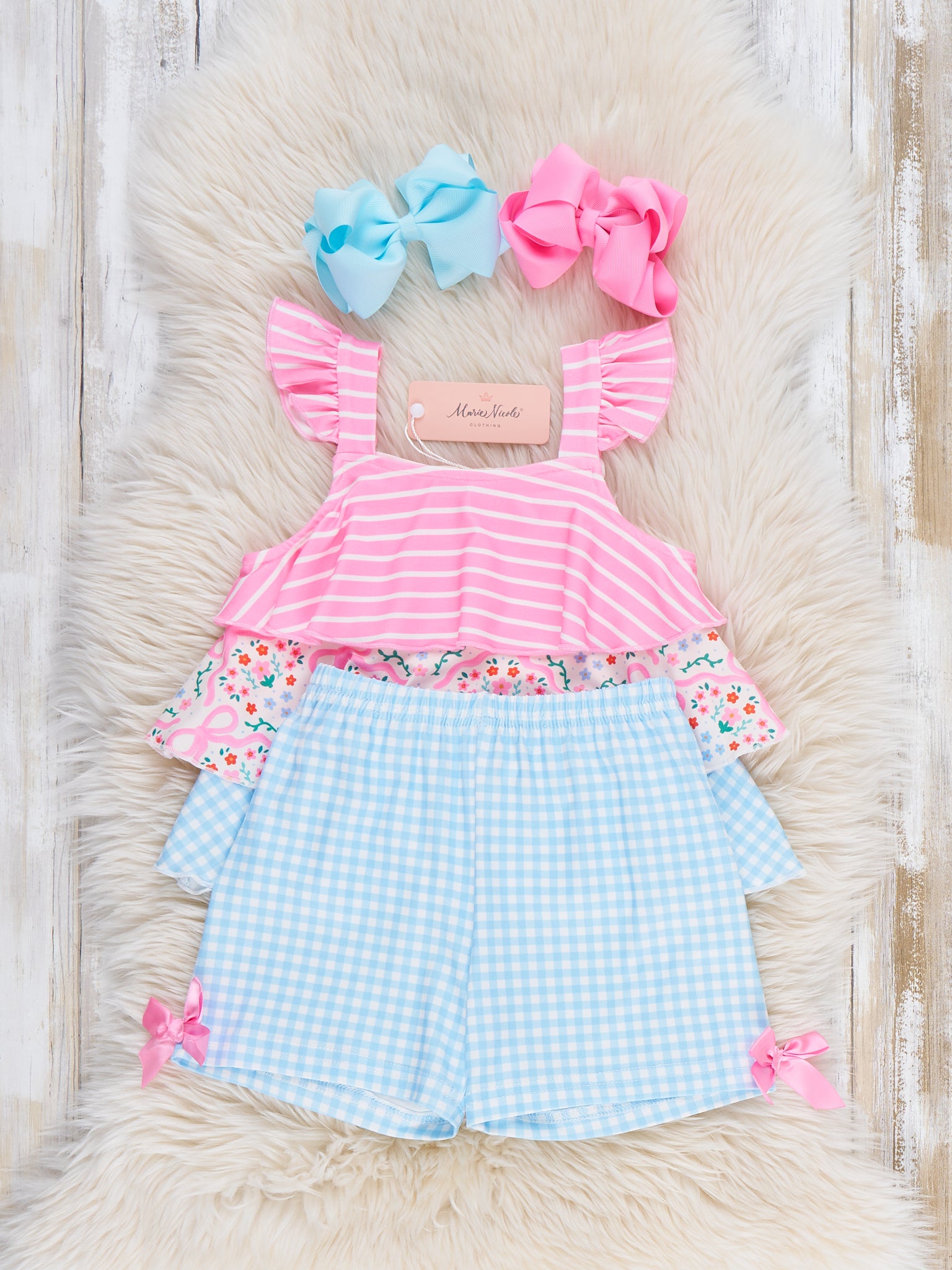 Garden Twirl Tiered Outfit - Marie Nicole Clothing