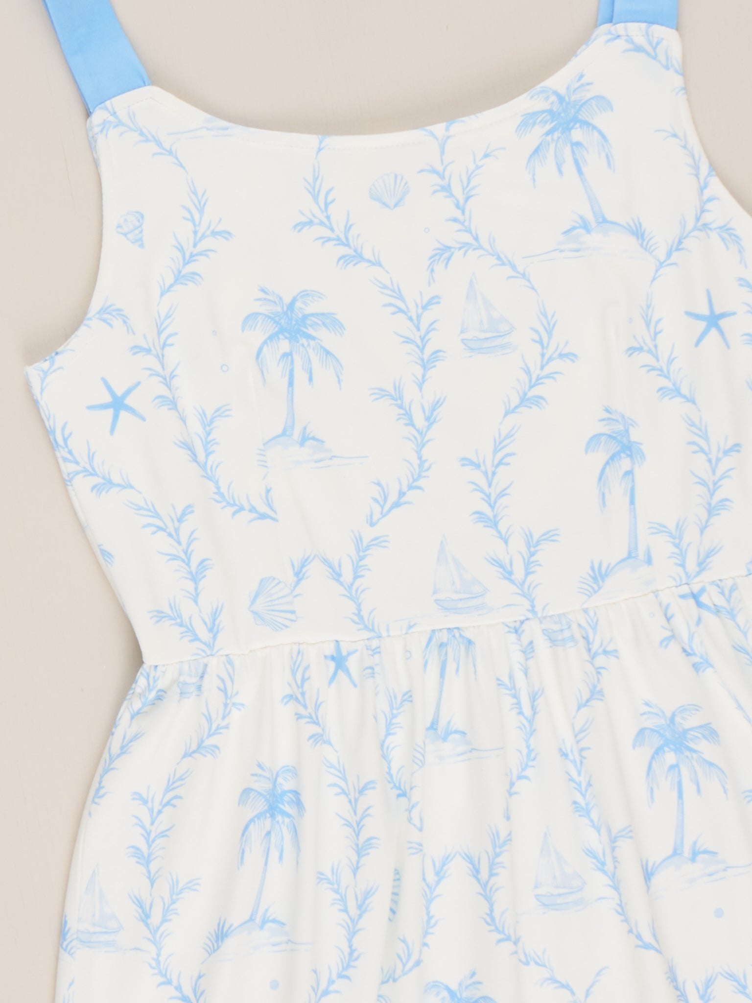 Mom & Me Island Breeze Palm Dress