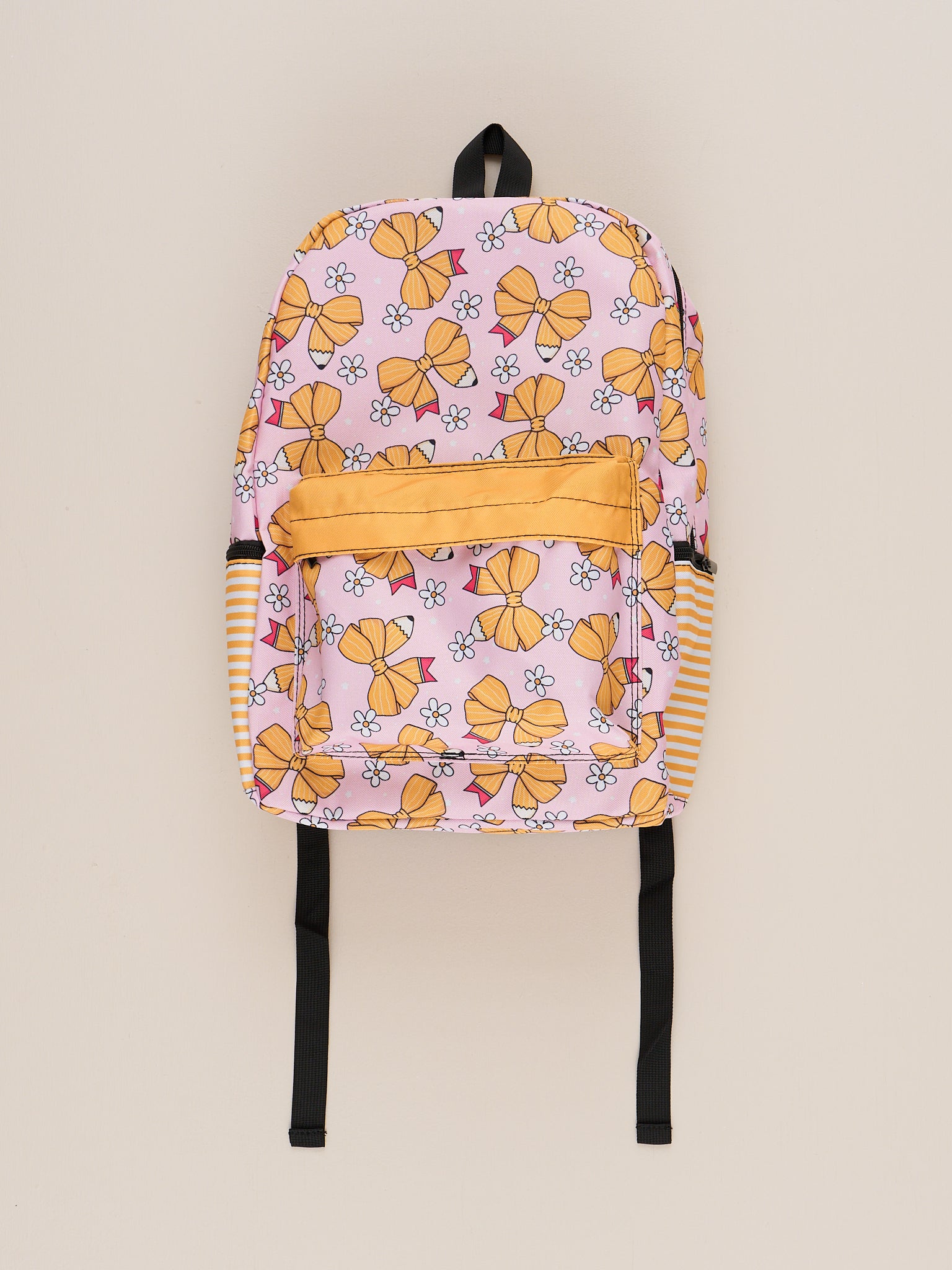 No. 2 Pencil Bows & Daisies Backpack - Marie Nicole Clothing