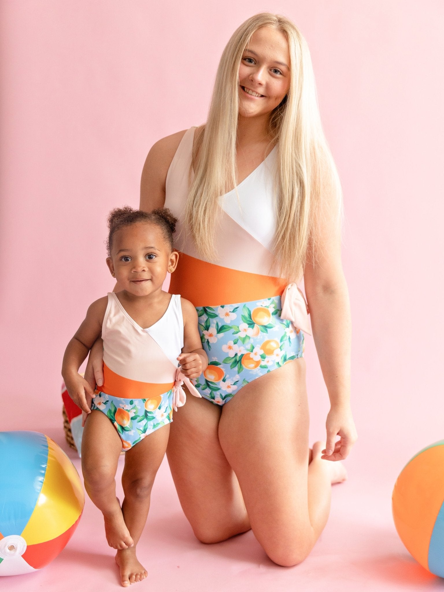 Orchard Breeze Floral Ruffle Swimsuit - Mom - Marie Nicole Clothing