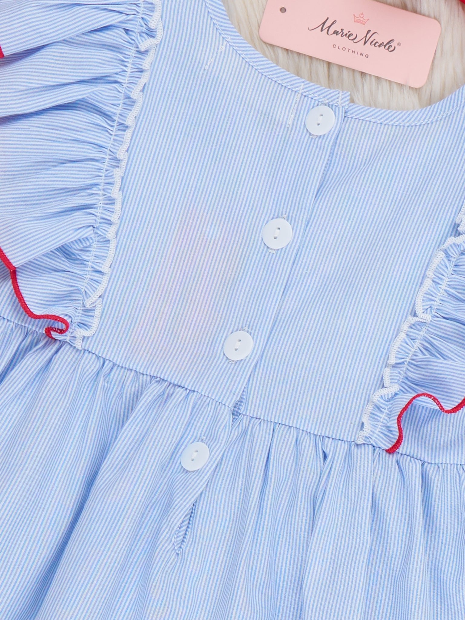School Road Trip Embroidered 100% Cotton Outfit - Marie Nicole Clothing