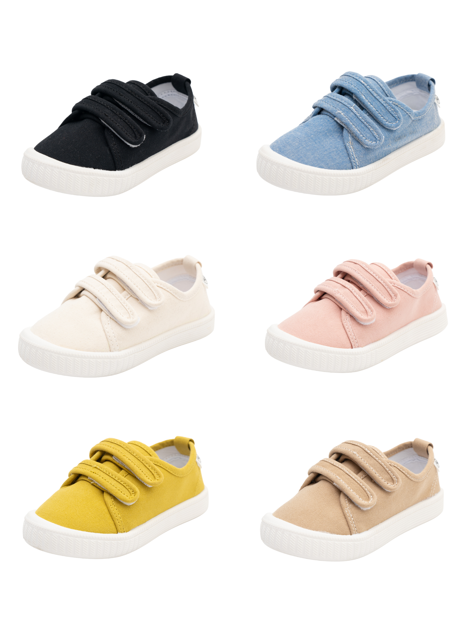 Kids Classic Canvas Velcro Sneaker Marie Nicole Clothing