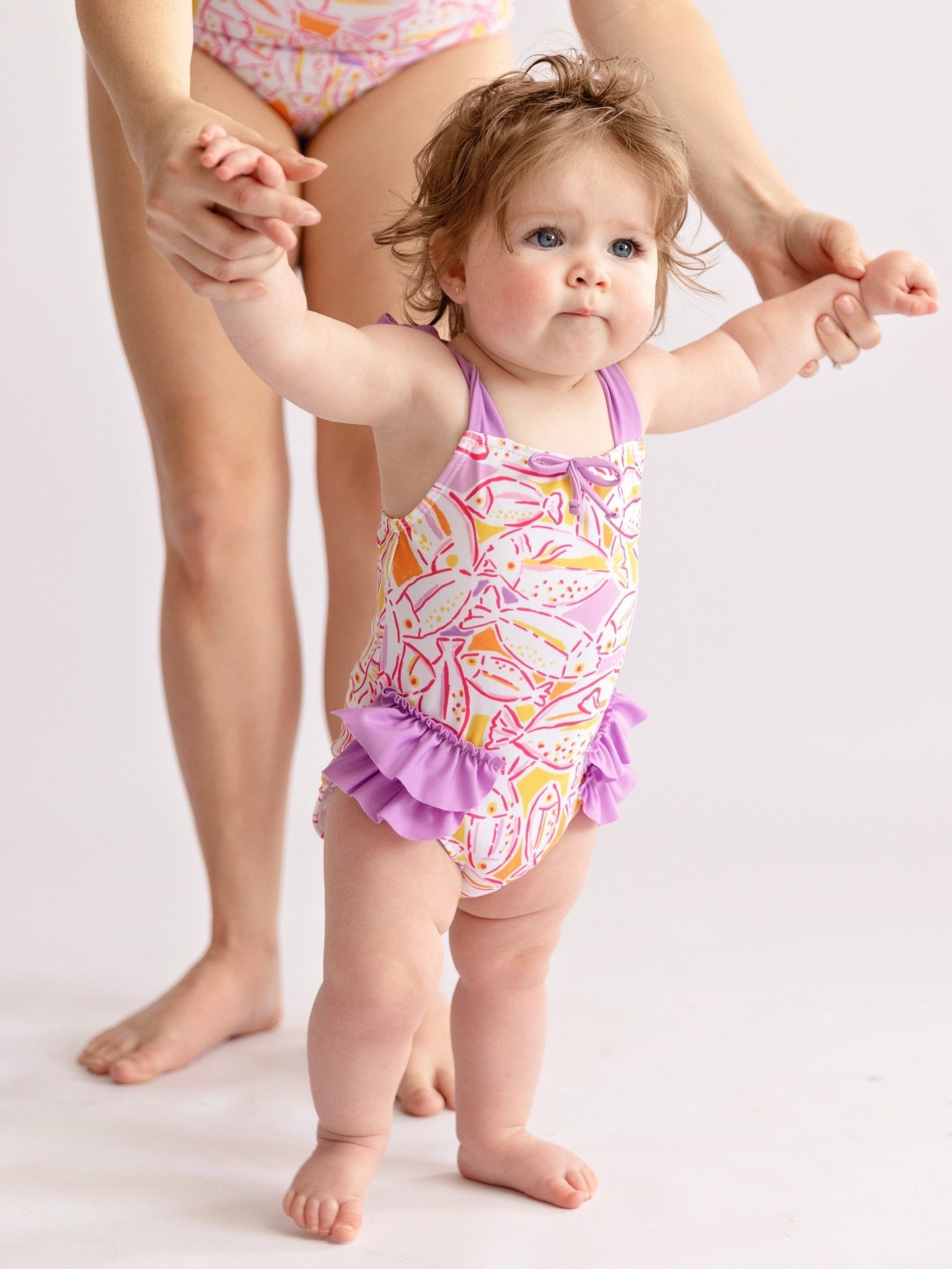 Splish Splash Fish Ruffle Swimsuit - Marie Nicole Clothing