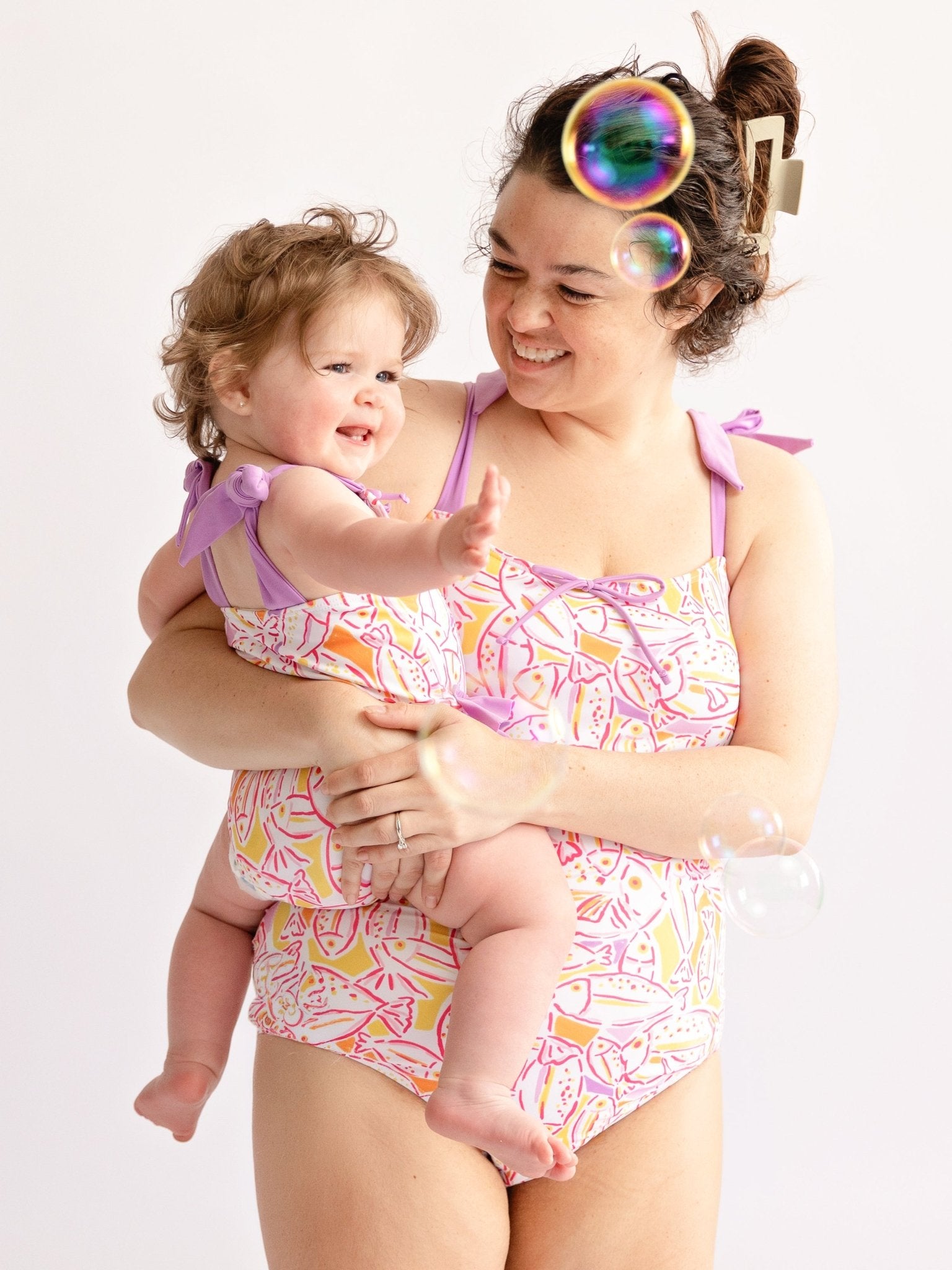 Splish Splash Fish Ruffle Swimsuit - Marie Nicole Clothing