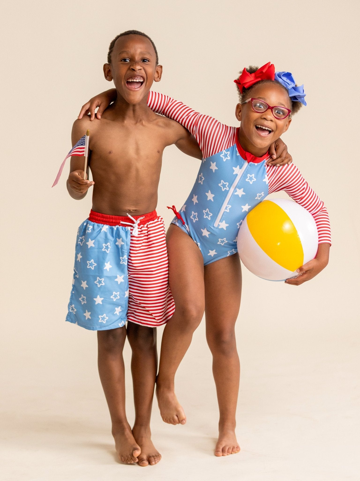 Star Splash Patriotic Rashguard - Marie Nicole Clothing
