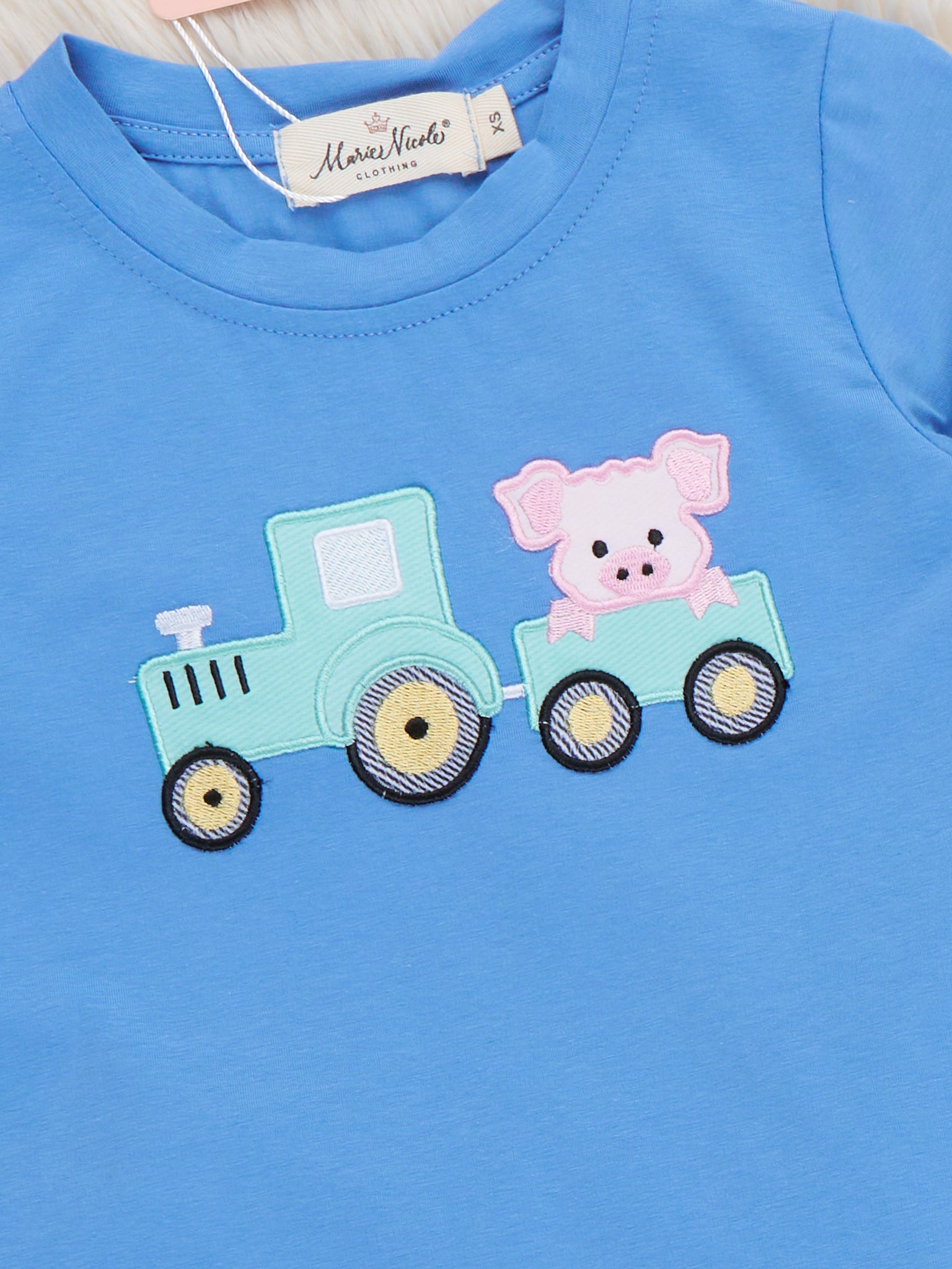 Tractor Tots Embroidered Outfit - Marie Nicole Clothing