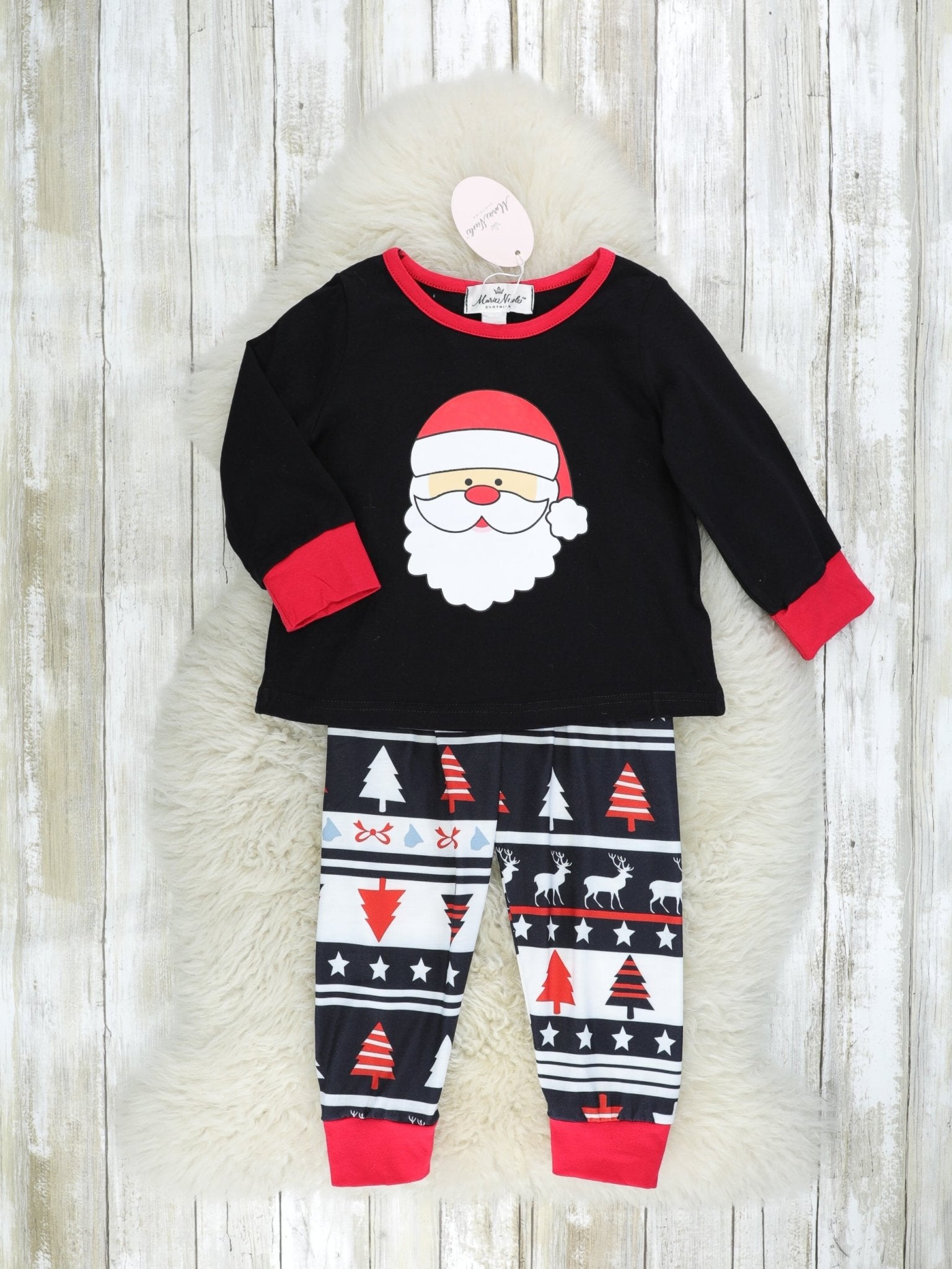 Family Santa Christmas Pajamas - Marie Nicole Clothing