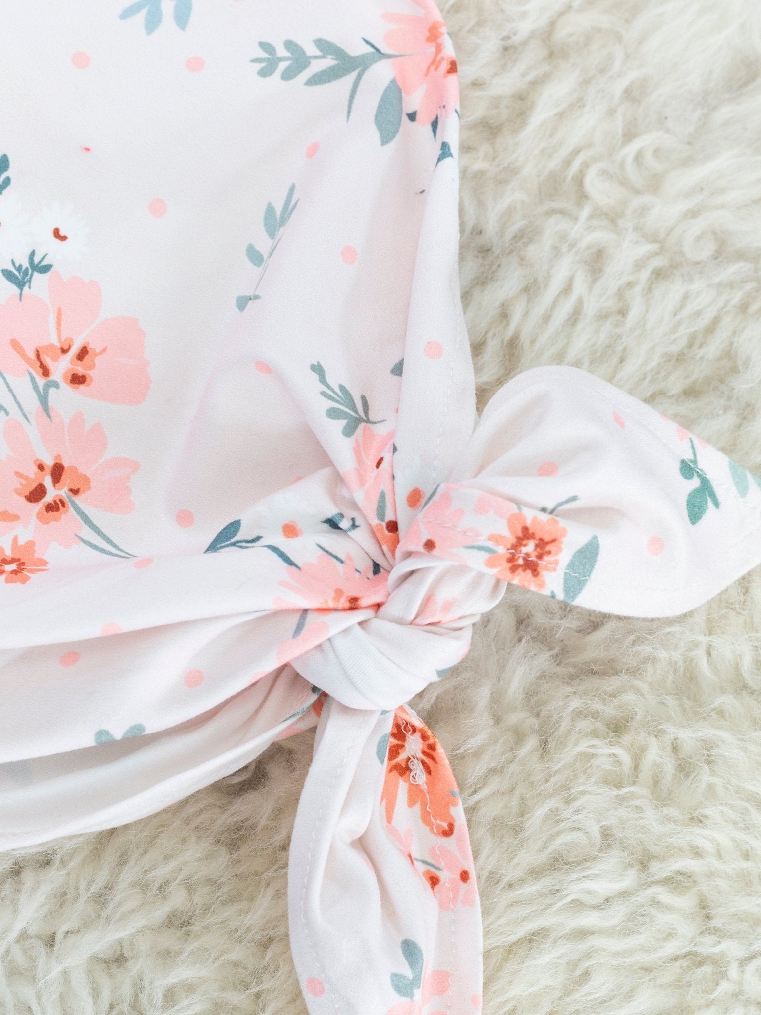 Peach Aster Knot Gown - Marie Nicole Clothing