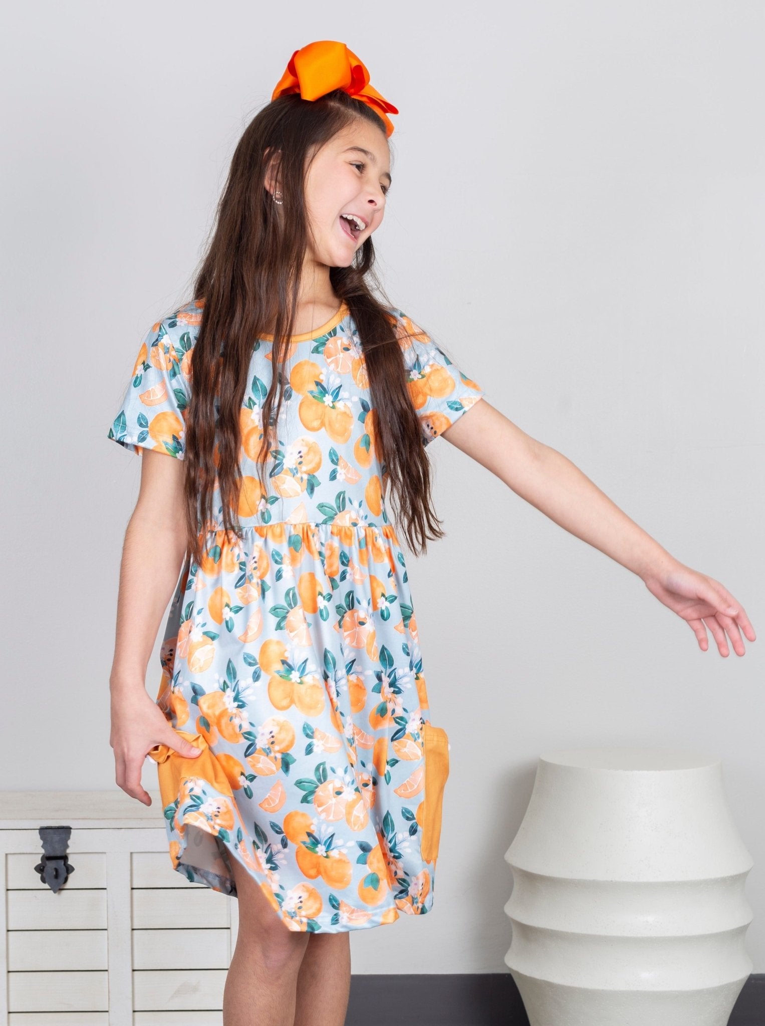 Clementine Pocket Swing Dress - Marie Nicole Clothing