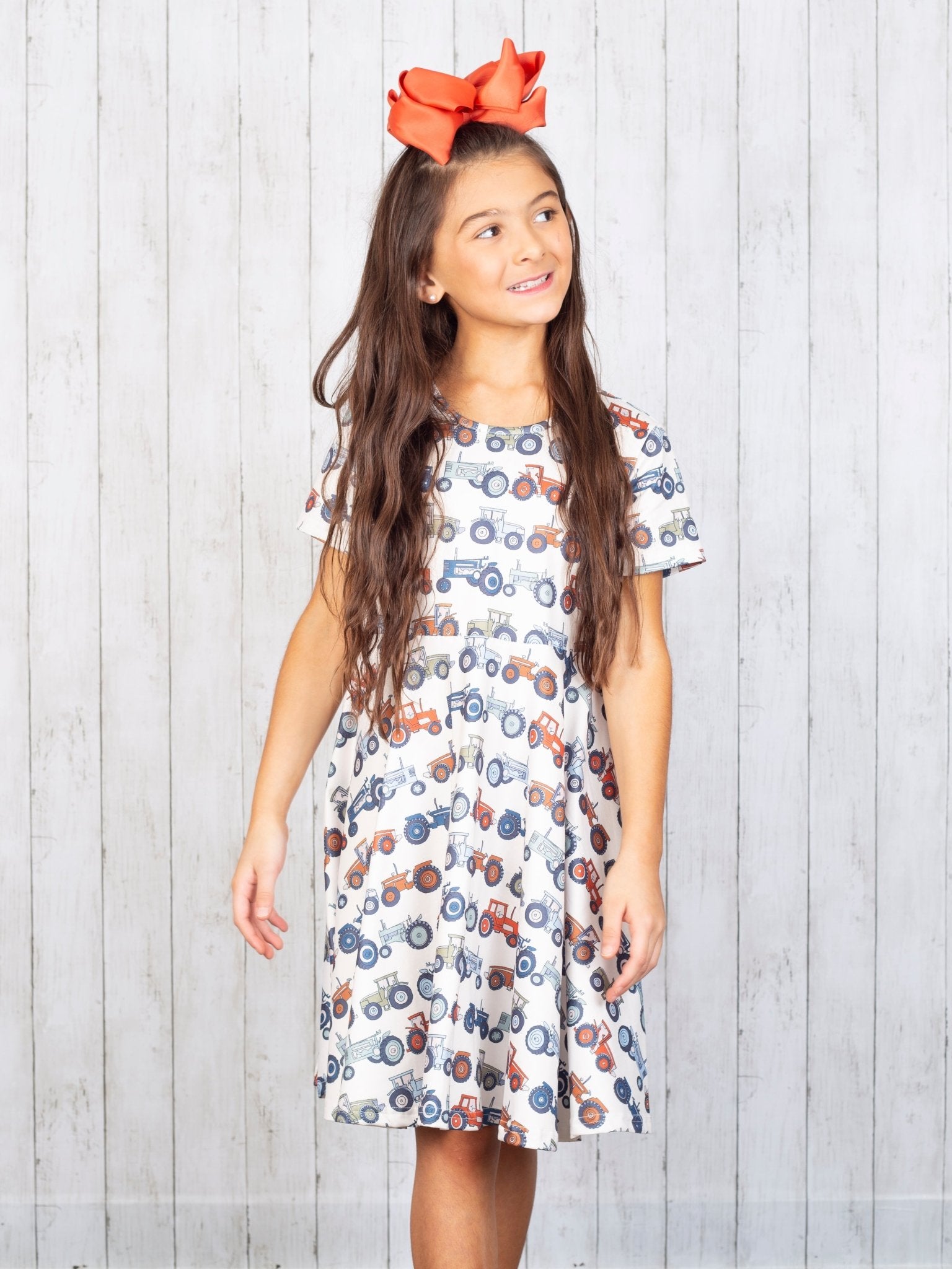 Tractor Swing Dress - Marie Nicole Clothing