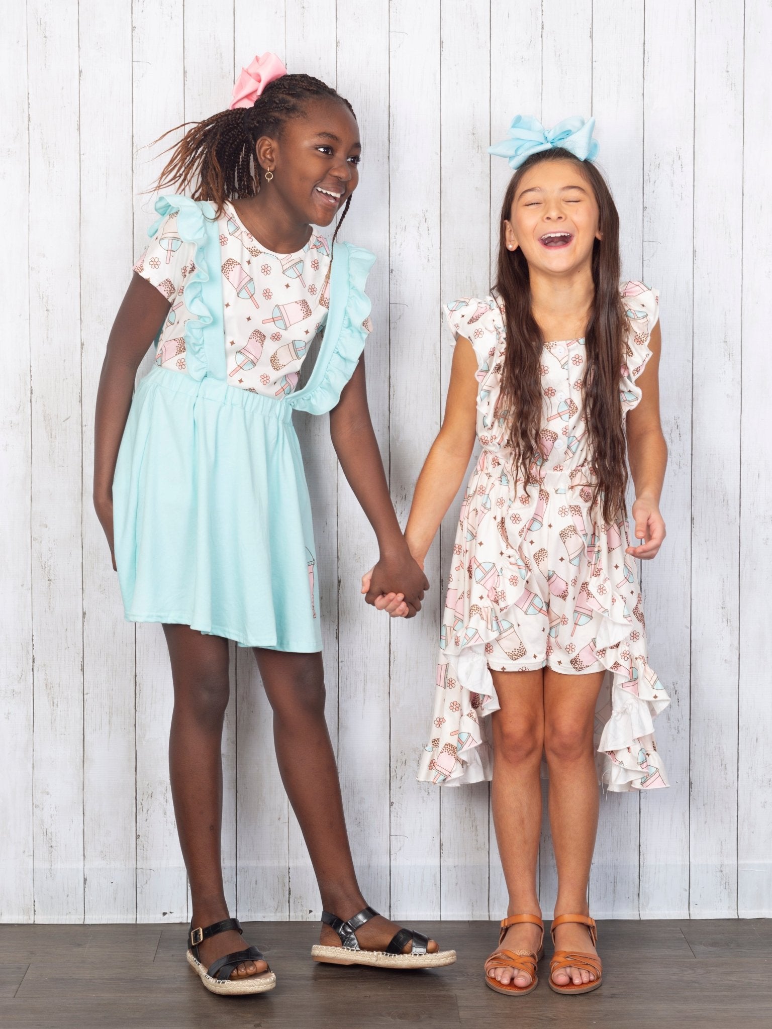 Boba Top & Suspender Skirt Set - Marie Nicole Clothing