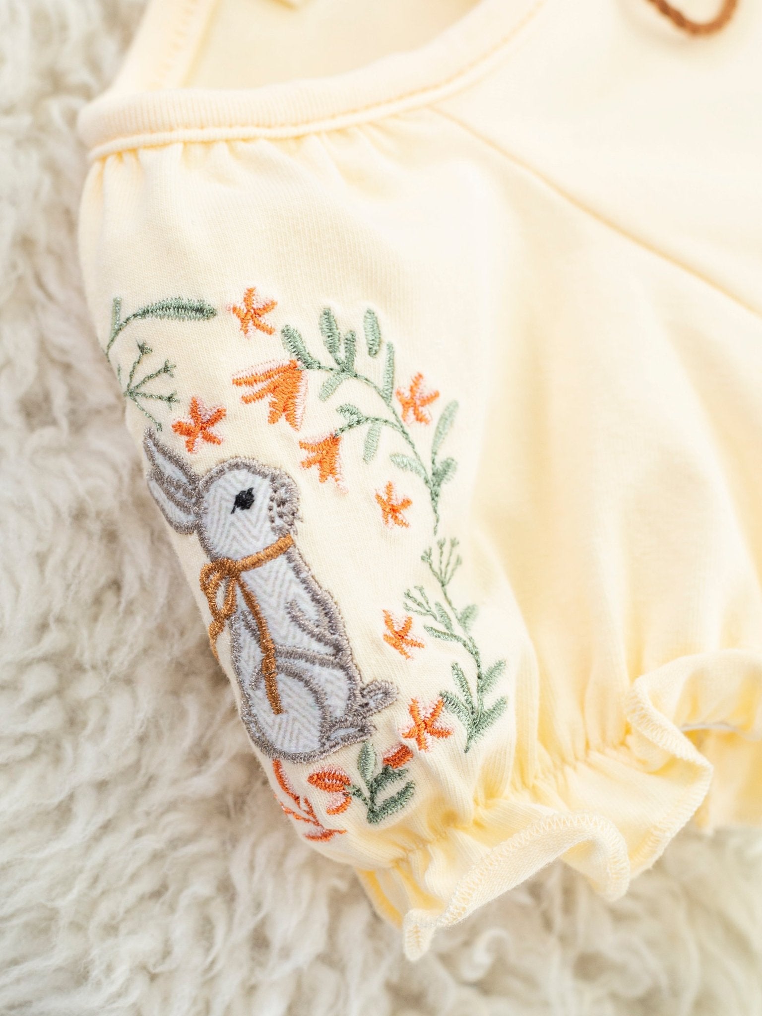 Pastel Yellow Floral Tie Romper - Marie Nicole Clothing